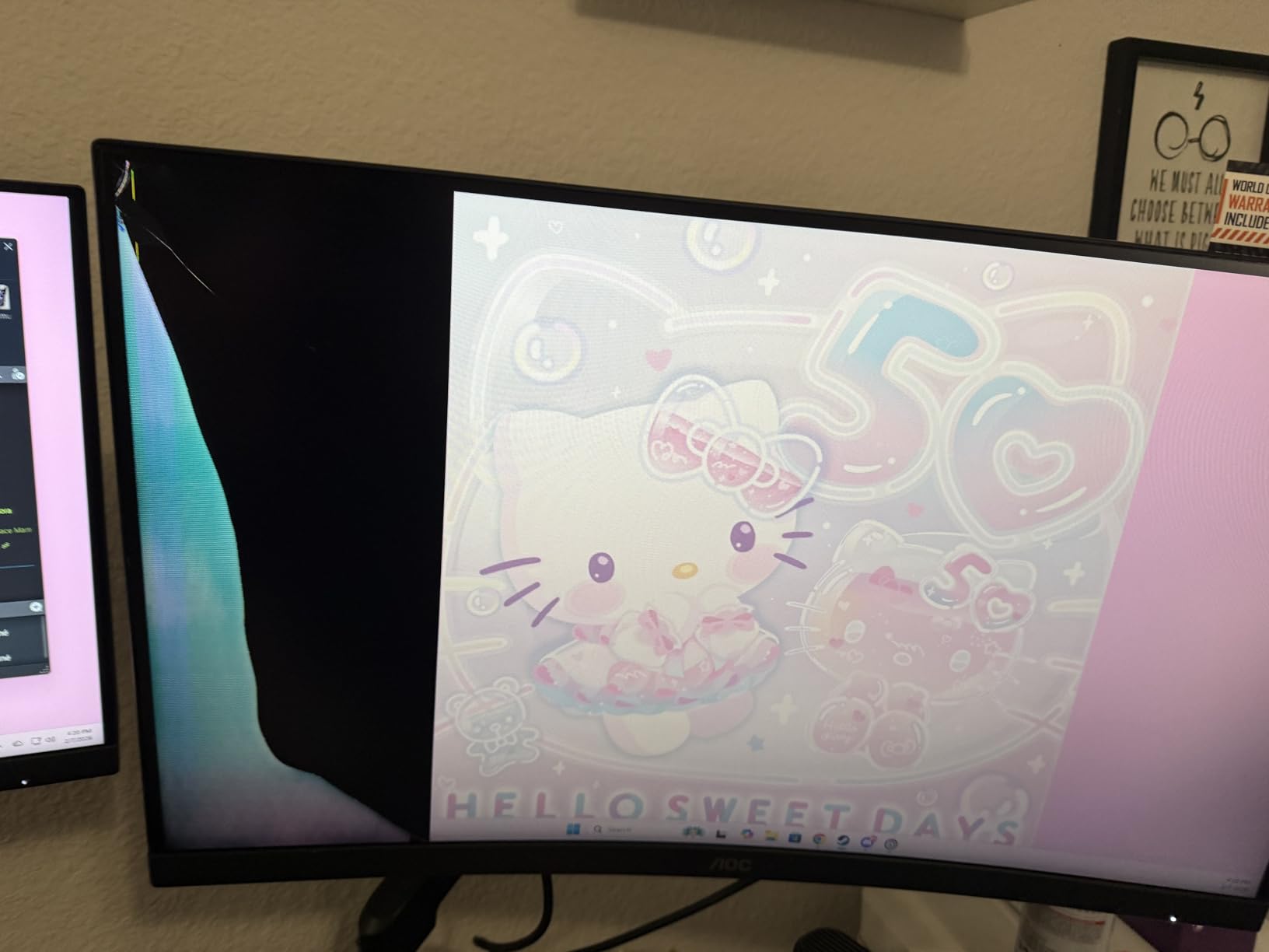 AOC 27 Inch Curved Gaming Monitor FHD 280Hz VA 0.3ms HDR, C27G4ZH customer photo 1