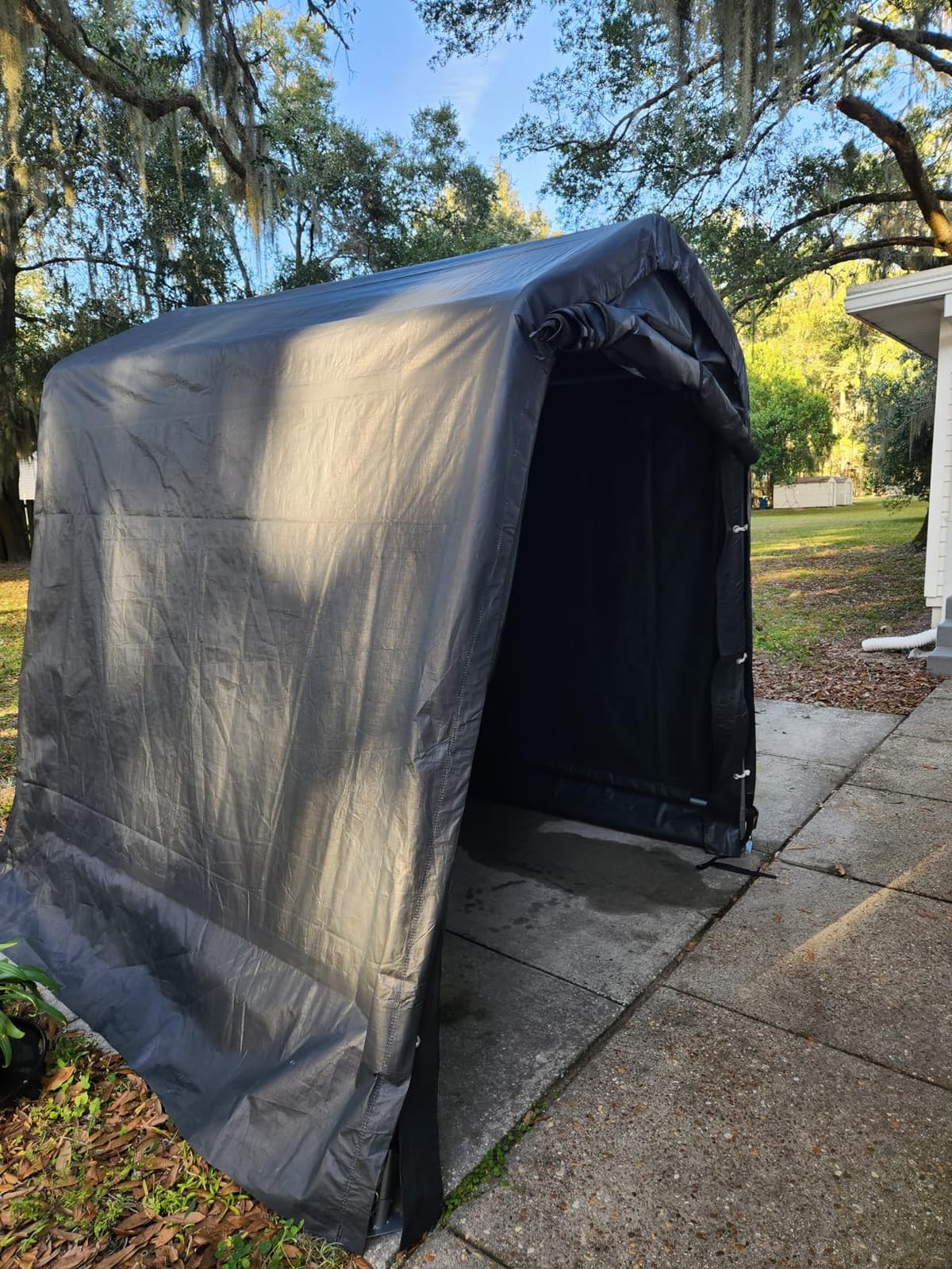 GARTOO 6 x 3ft Outdoor Cycle Storage Shelter customer photo 1