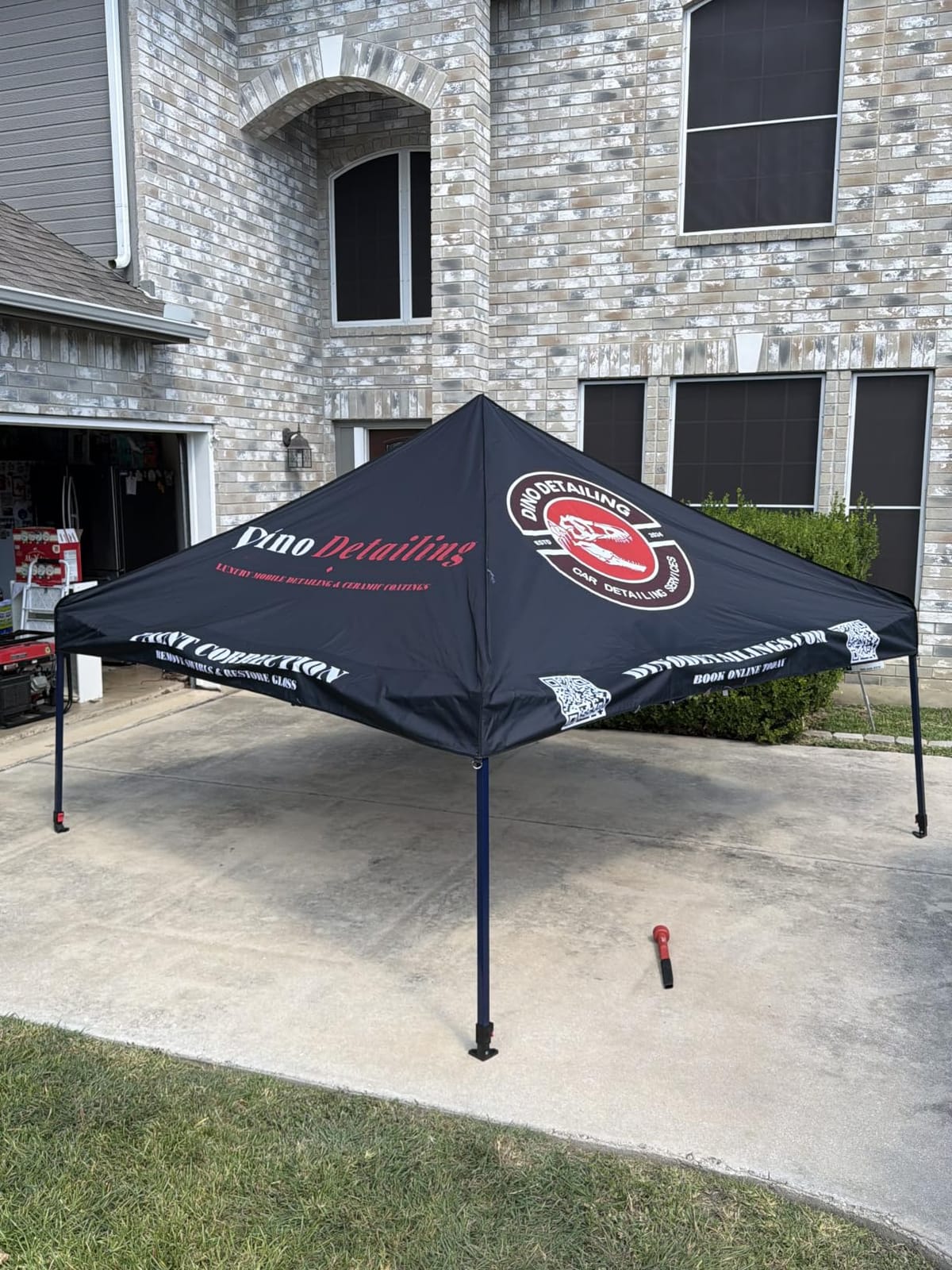 Custom Canopy Tent 10x20 with Logo, Personalized Pop Up Vendor Tent Business Tents for Trade Show Events Advertising, Nano Fabric Water Repellent Heavy Duty customer photo 1