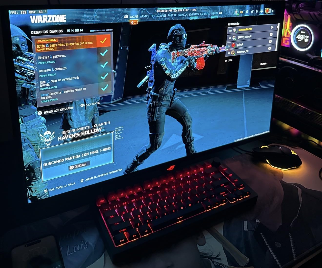 ASUS ROG PG27AQDP 27 Inch 1440p 480Hz OLED Gaming Monitor customer photo 1