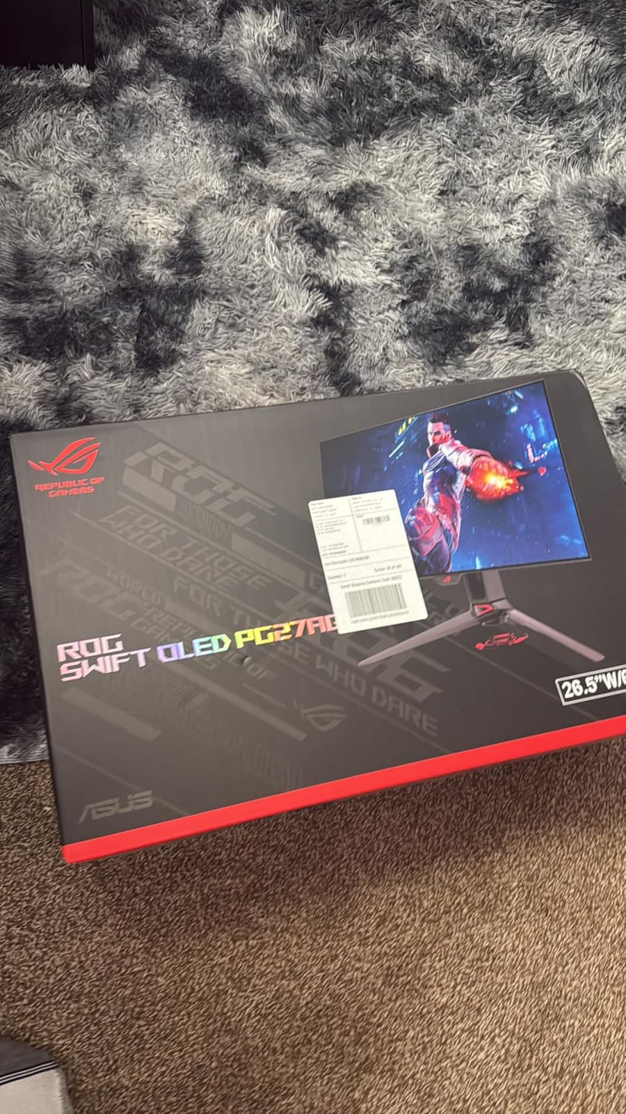 ASUS ROG PG27AQDP 27 Inch 1440p 480Hz OLED Gaming Monitor customer photo 2