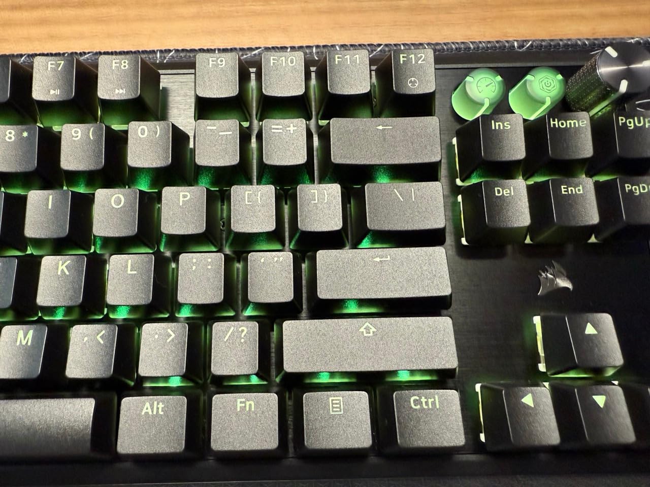 Corsair K70 PRO TKL RGB Tenkeyless Mechanical Wired Gaming Keyboard – Pre-Lubed Hall Effect MGX Hyperdrive Adjustable Switches, Simultaneous SOCD and Rapid Trigger, ABS Double-Shot, QWERTY NA – Black customer photo 2