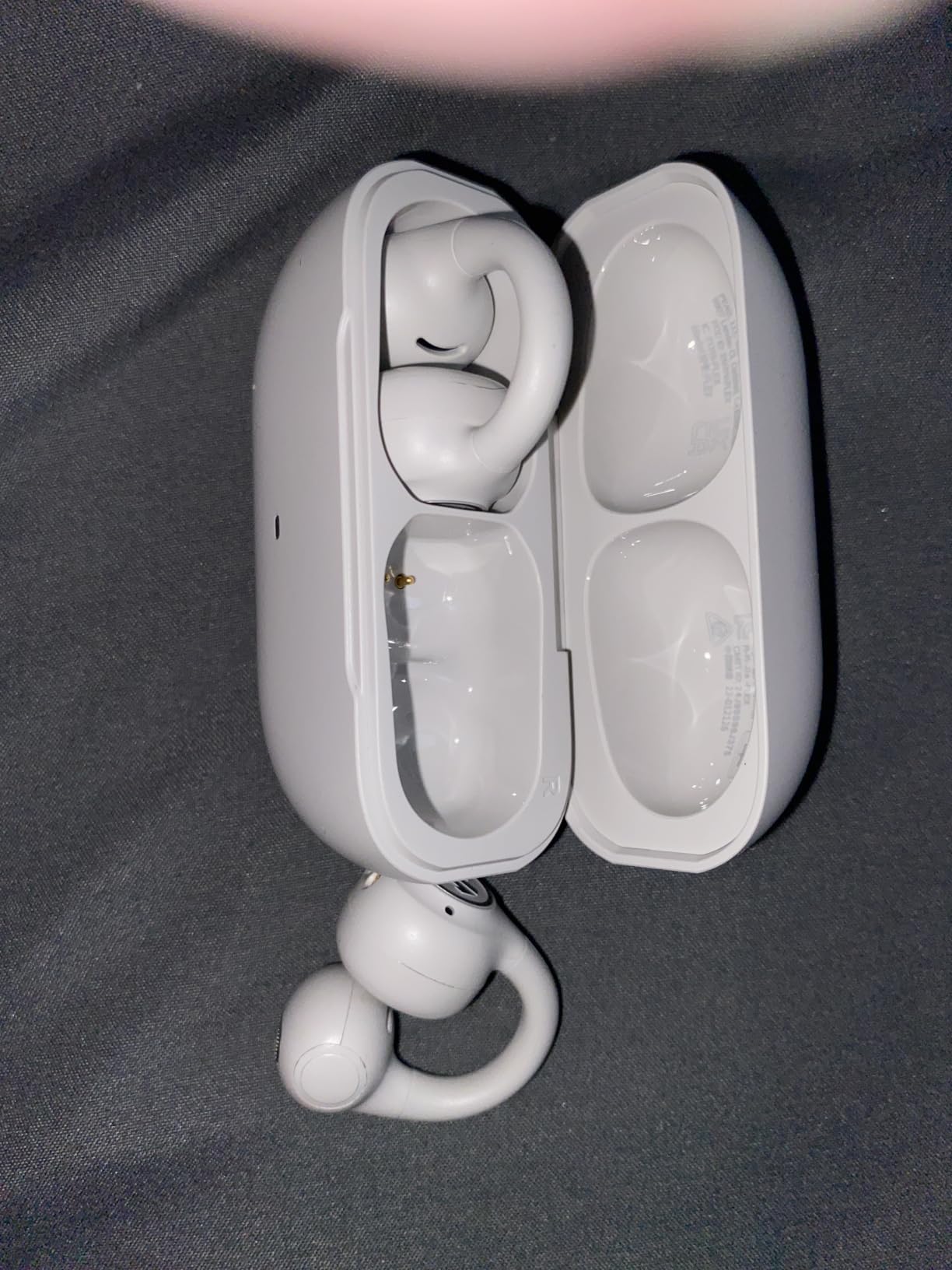 JLab, Flex, Open Ear Earbuds, Clip On Wireless Bluetooth Earbuds, Open Ear Headphones, Black customer photo 2