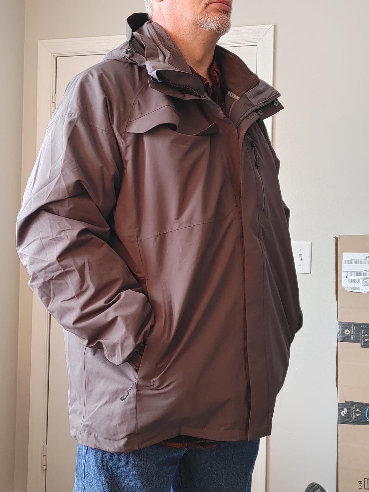 CAMELSPORTS Men's Mountain Ski Jacket 3 in 1 Waterproof Winter Jacket Warm Snow Jacket Hooded Rain Coat Windproof Winter Coat customer photo 2
