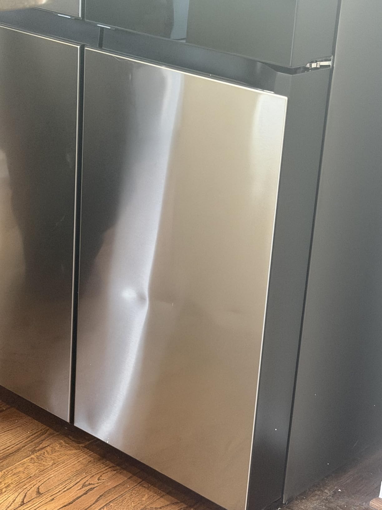 Bespoke 4-Door Flex with Family Hub+ in Charcoal Family Hub Panel, Stainless Steel customer photo 1