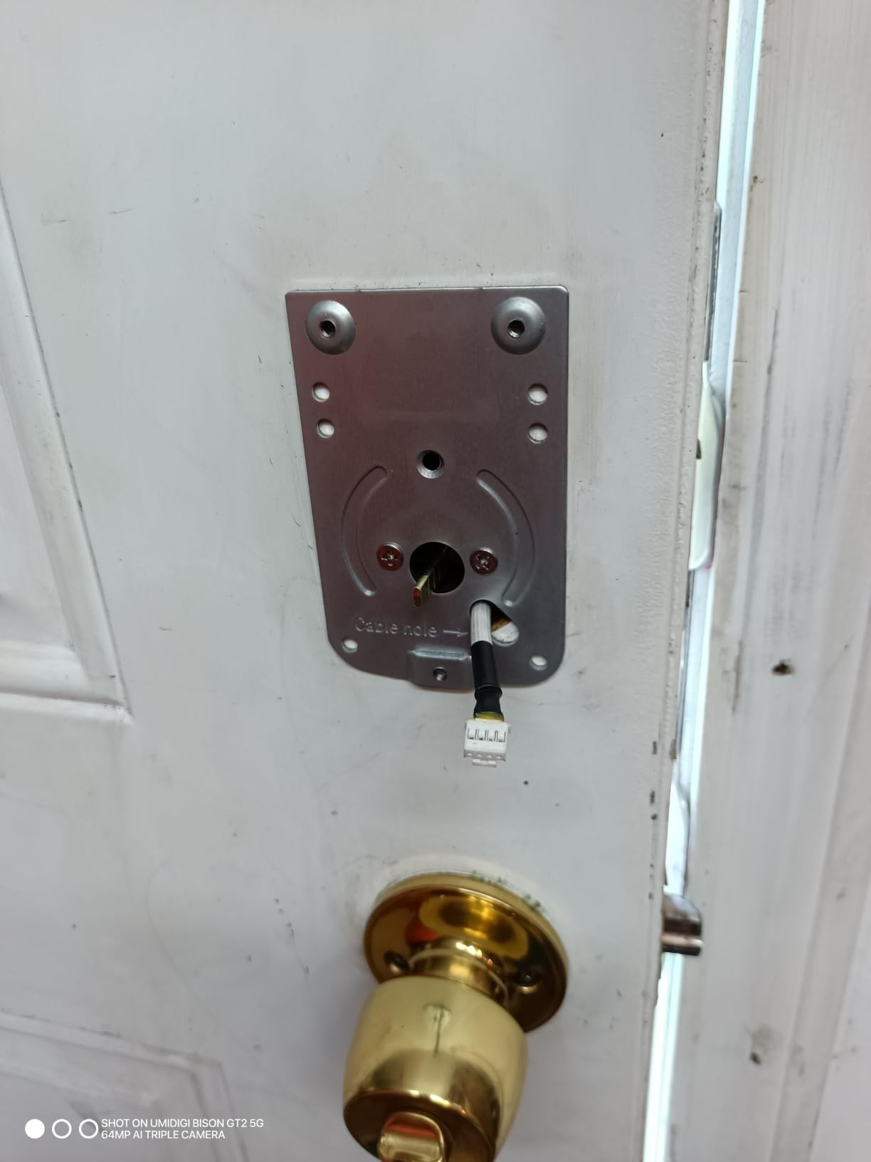 DESLOC B200 Fingerprint Smart Lock with 2 Lever Handles Set,Front Door Lock customer photo 2