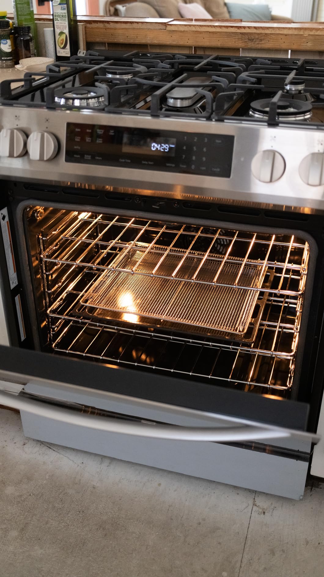 Kenmore 5.6 cu. ft. Front Control Gas Range Oven - Stainless Steel customer photo 2