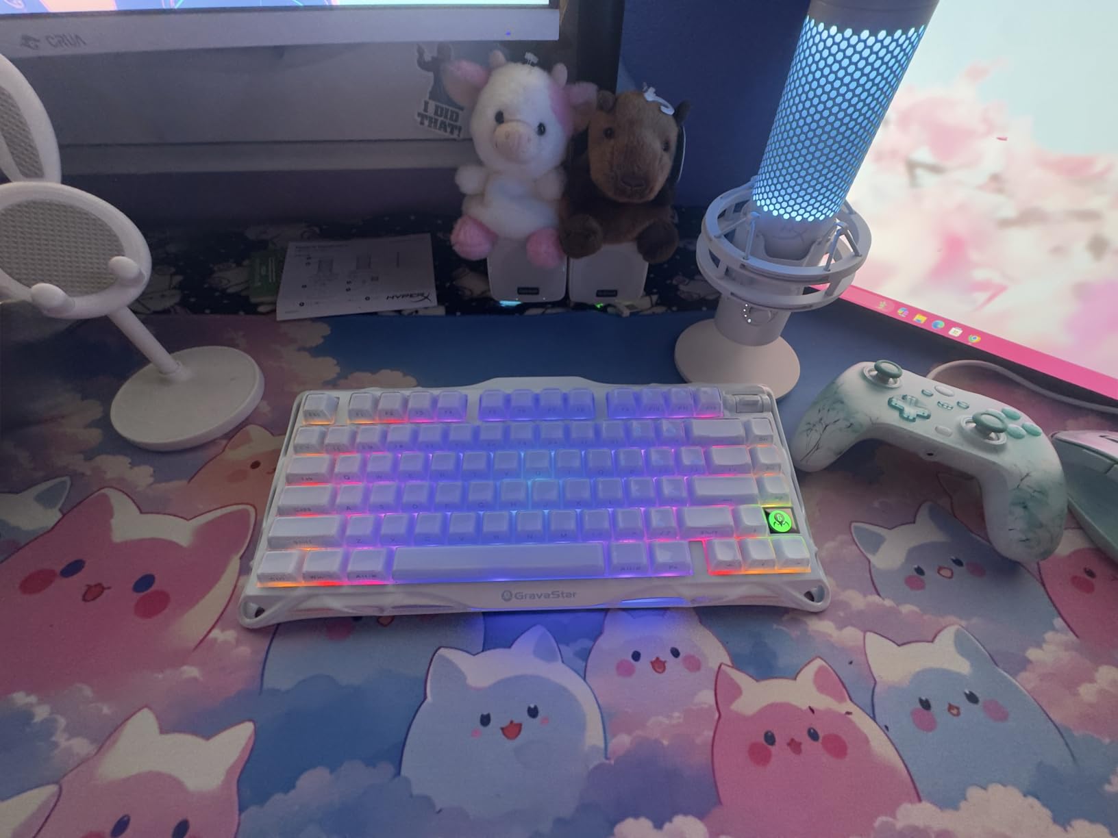 GravaStar Mercury K1 75% Wireless Mechanical Gaming Keyboard RGB Backlit customer photo 1