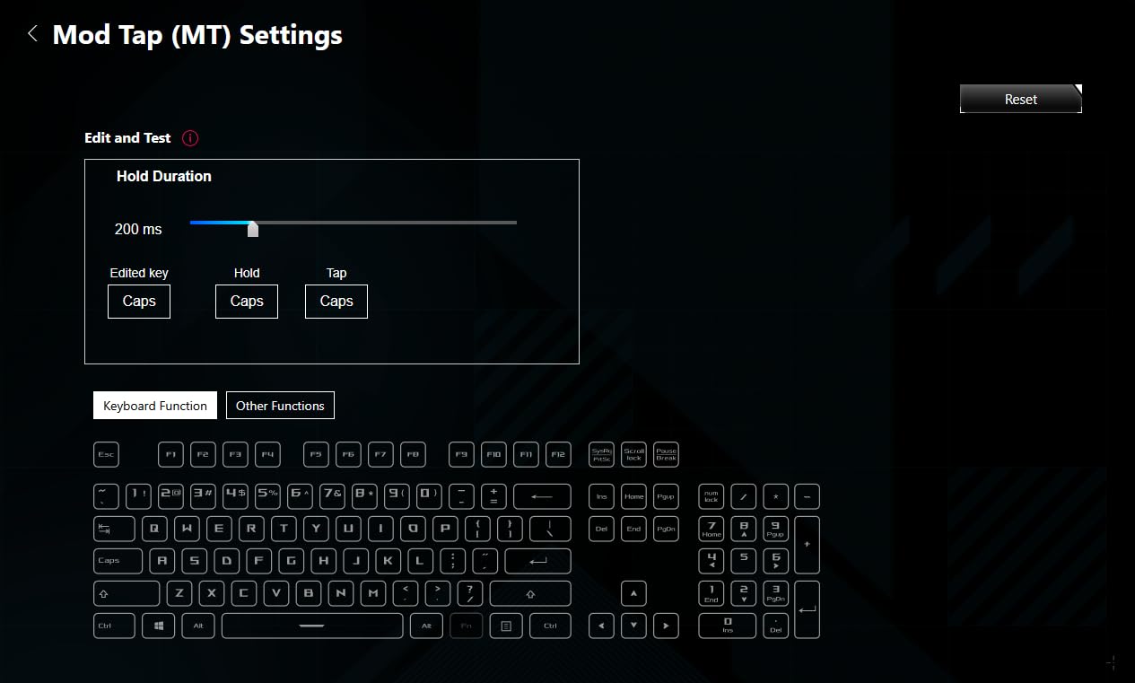 ASUS ROG Falchion Ace HFX Hall Effect Gaming Keyboard – 65% TKL, Dual USB-C, Magnetic Switches, Rapid Trigger, Speed Tap, 8000 Hz Polling, Touch Panel, Portable, Protective Cover, PBT Keycaps - Black customer photo 1