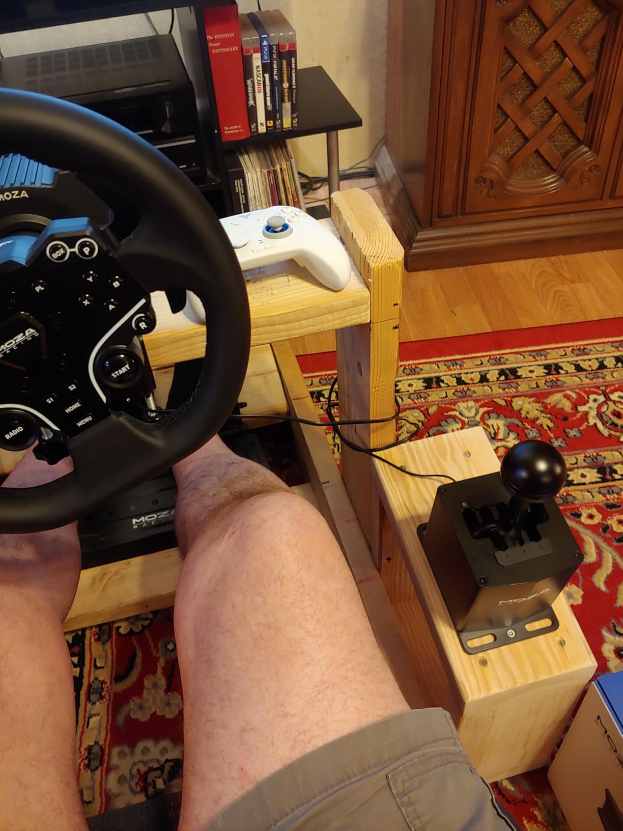 MOZA HGP Shifter Car Driving Simulator Racing Stick PC, Black customer photo 1
