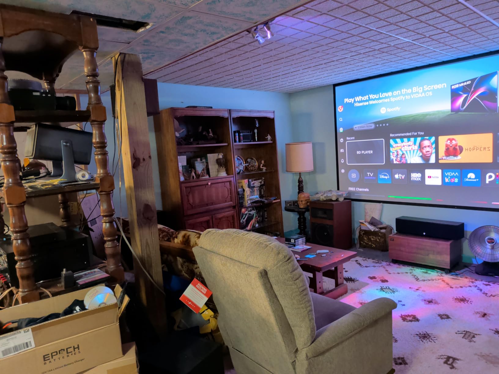Hisense C2 Ultra, Triple Laser Smart Portable Projector, 4K UHD, 3,000 Lumens, 65” – 300”, Dolby Vision, IMAX Enhanced, Sound by JBL, Netflix Included, Designed for Xbox, Optical Zoom customer photo 2