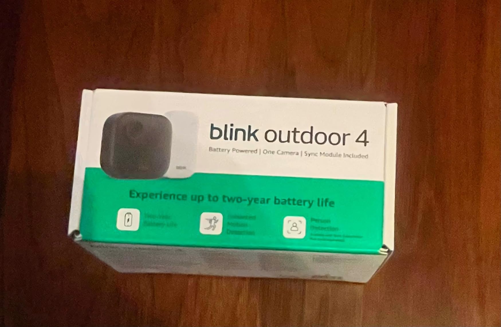 Blink Outdoor 4 – Wireless smart security camera, two-year battery life, 1080p HD day and infrared night live view, two-way talk. Sync Module Core included – 3 camera system customer photo 2