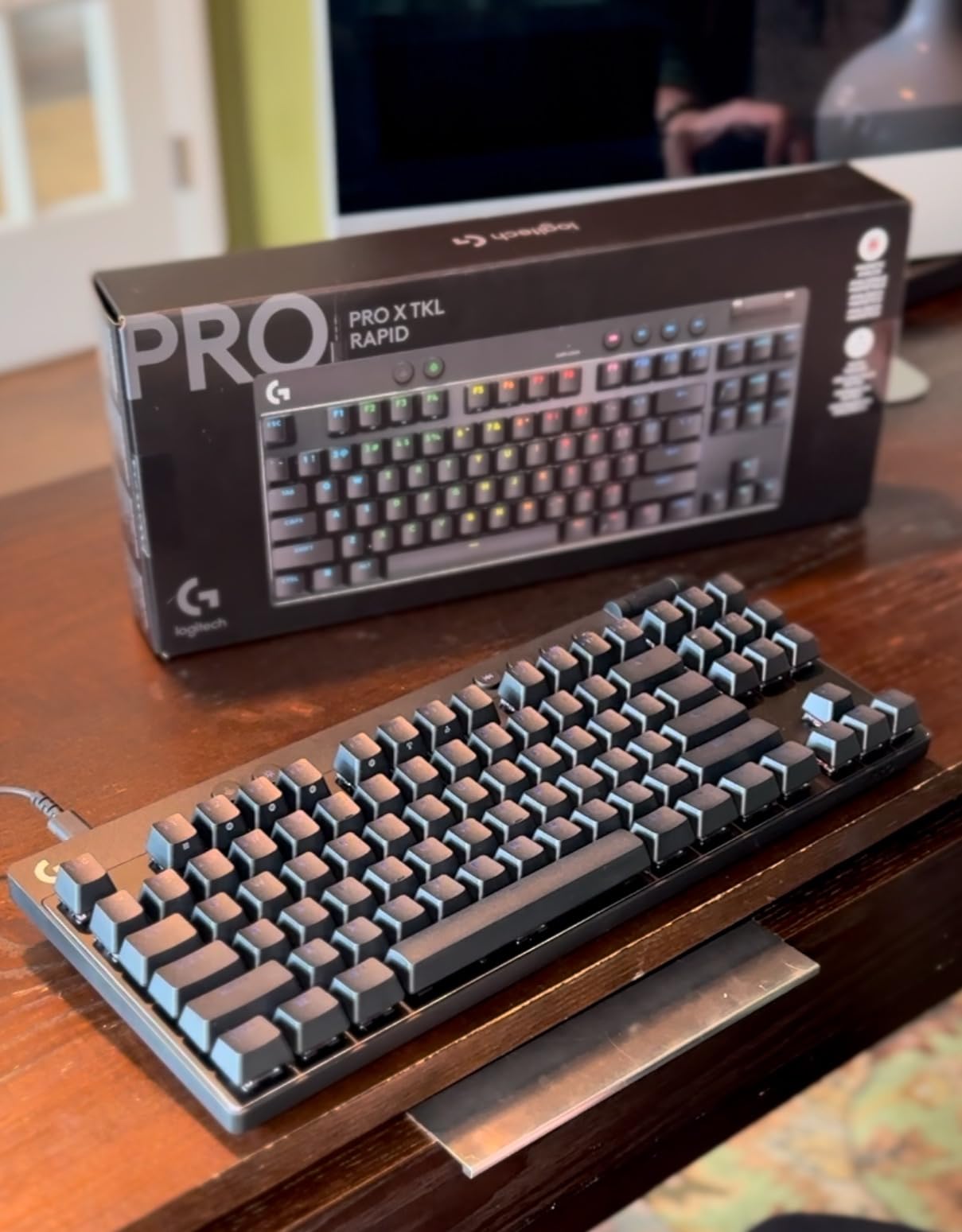 Logitech G PRO X TKL Rapid Tenkeyless Gaming Keyboard (Hall-Effect) - Black customer photo 2