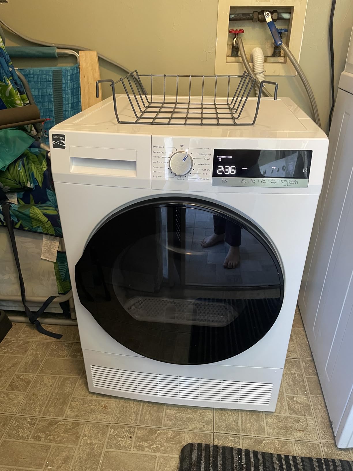 Kenmore 4.0 cu. ft. Ventless Condensing Electric Dryer - White customer photo 1