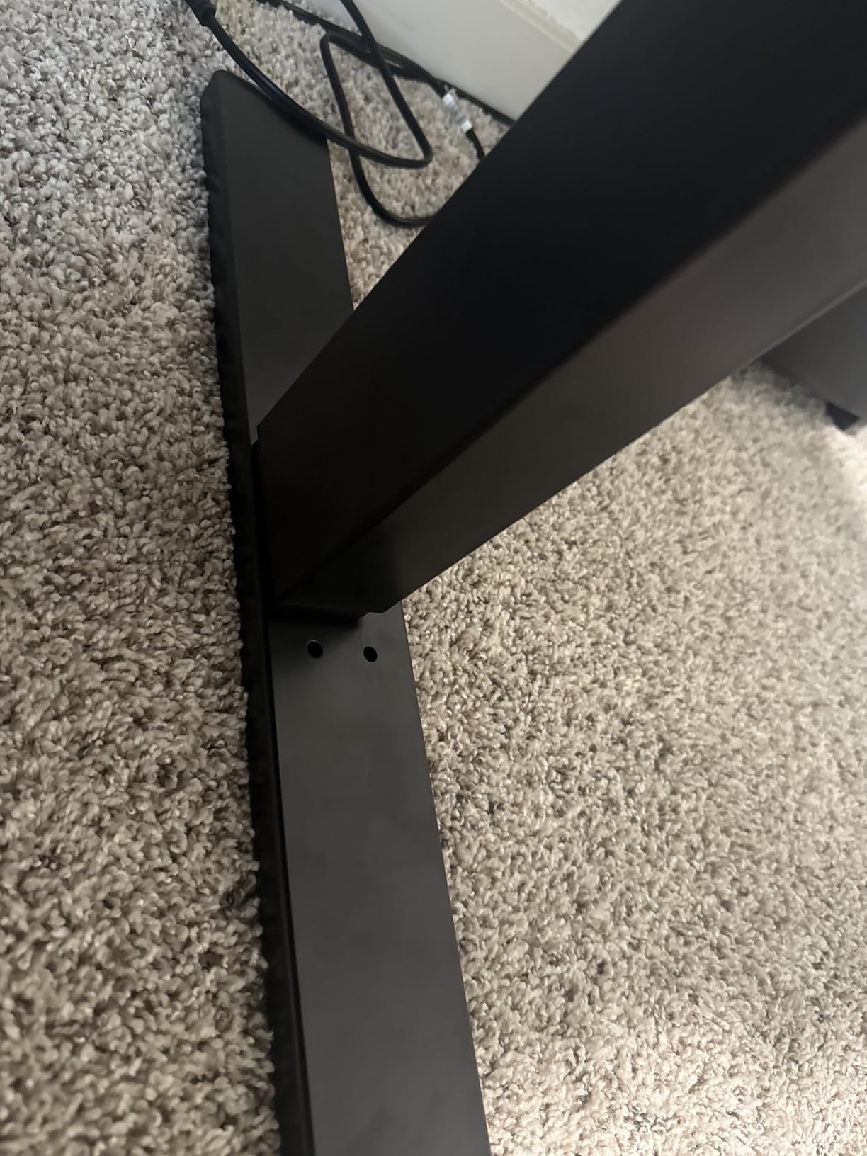 HUANUO 71 x 30 Inch Large Electric Standing Desk, Brushless Motor, Black customer photo 1