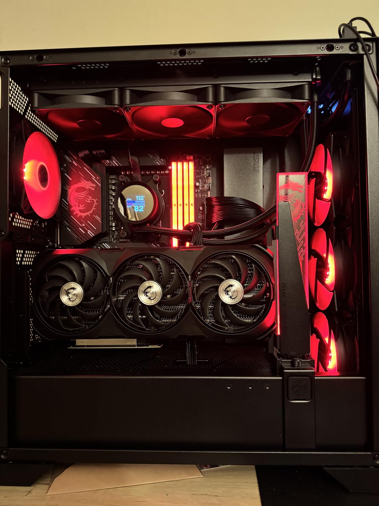 MSI MAG Coreliquid A13 360 - AIO ARGB CPU Liquid Cooler - 360mm Radiator - LGA 1700/1851 / AM5/AM4 Compatible - Triple 120mm ARGB PWM Fans, Black customer photo 1