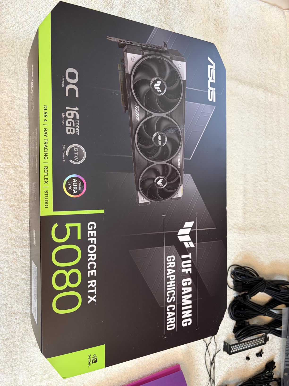 ASUS TUF Gaming GeForce RTX™ 5080 16GB GDDR7 OC Edition Graphics Card customer photo 2