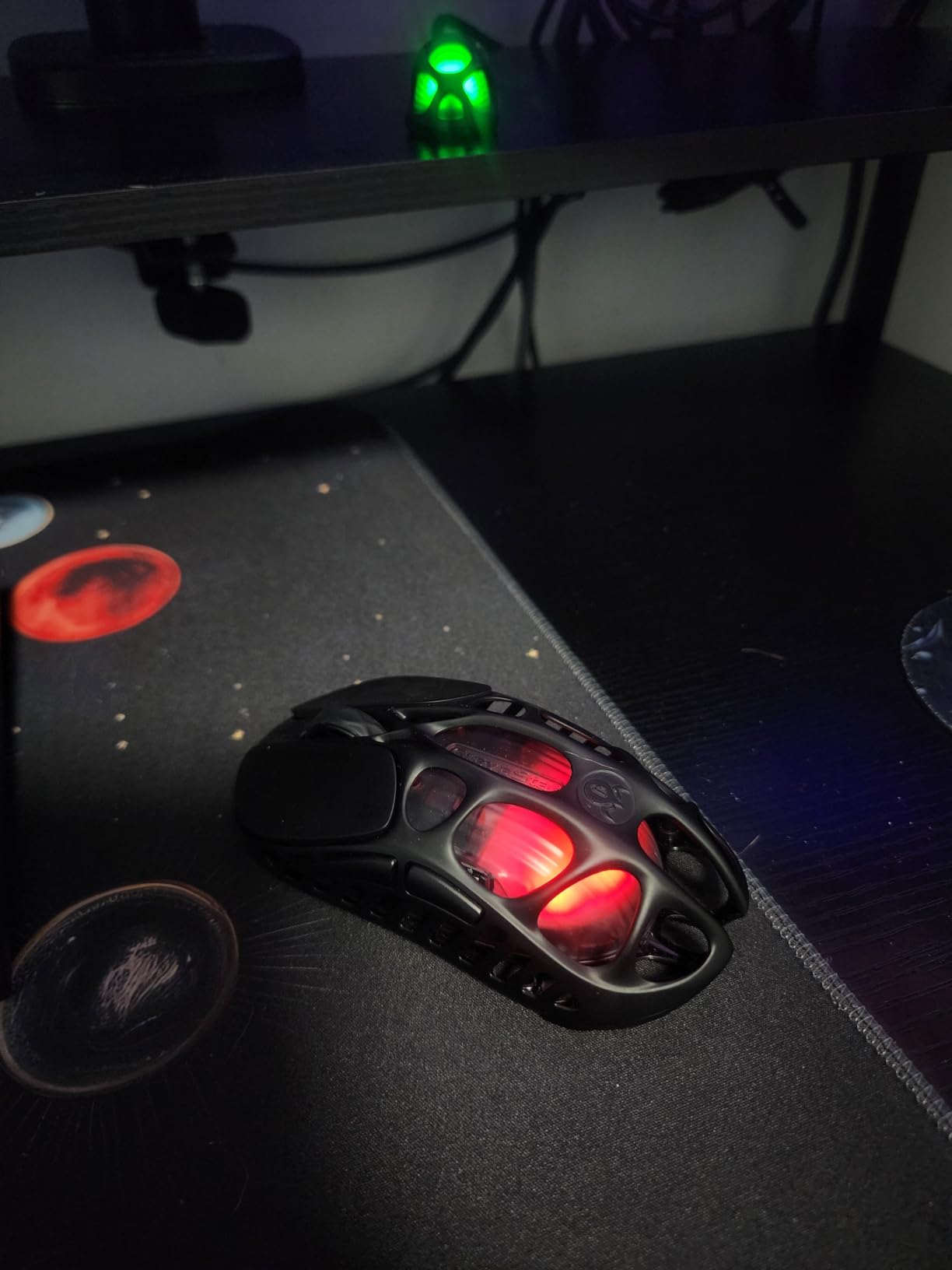 GravaStar Mercury X Pro Wireless Gaming Mouse, Come with 8K Dongle – 32,000 DPI PAW 3950 Sensor, 8,000Hz Polling Rate, Only 49g, Magnesium Alloy Hollow Frame, RGB Lighting, 5 Programmable Buttons customer photo 1