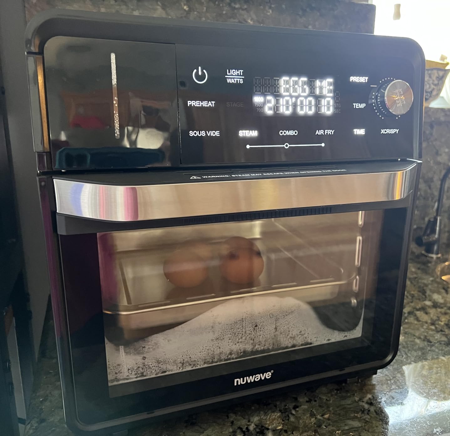 Nuwave Combi Steam Oven, Non-Toxic Stainless Steel Multi-Cooker, 16 quarts customer photo 1