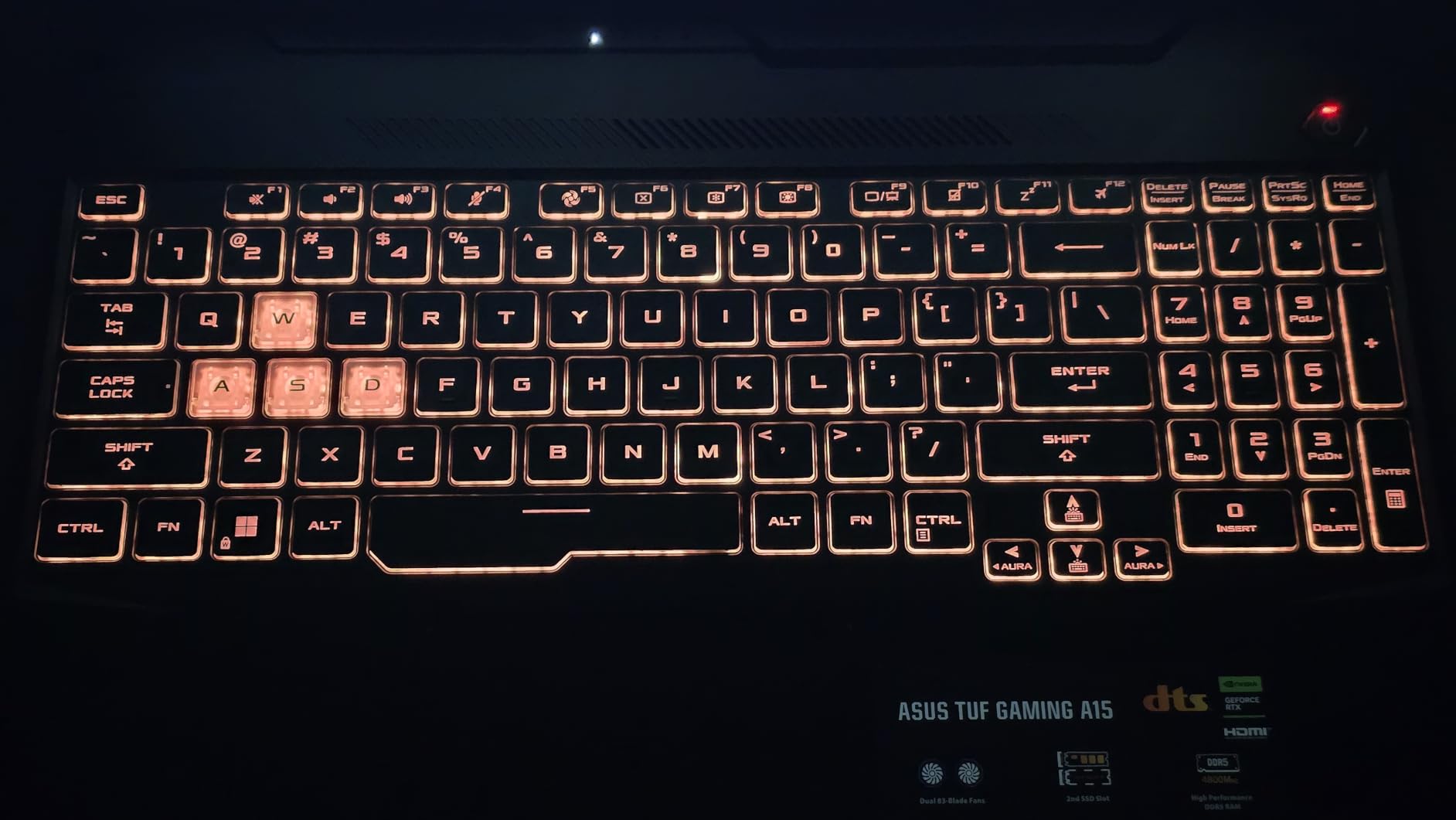 ASUS TUF A15 Gaming Laptop, AMD Ryzen 7 7435HS Processor, NVIDIA GeForce RTX 3050, 15.6 inch Full HD Display, 32GB DDR5 RAM, 1TB SSD, Backlit Keyboard, Windows 11 Home, Wi-Fi, Alpacatec Accessory customer photo 2