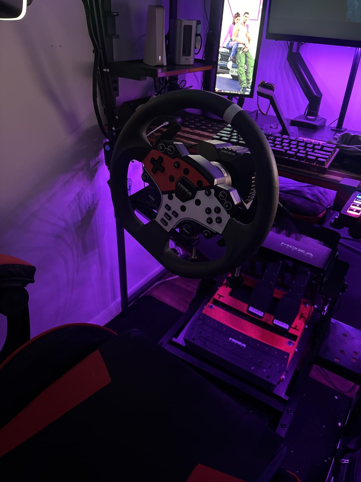 MOZA R3 Bundle Racing Wheel, Direct Drive Base, Pedals Simulator Kit for PC customer photo 2
