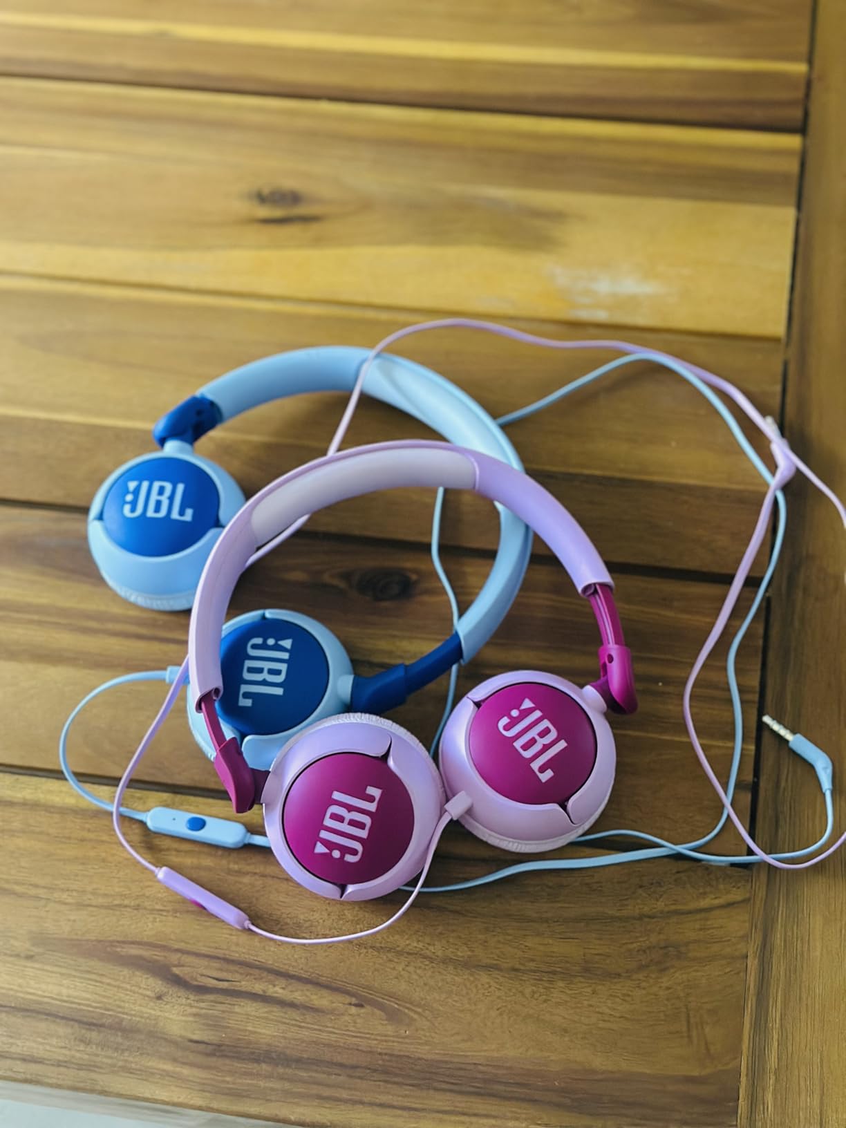 JBL Junior 320 Kids Headphones, Wired, Volume-Limited - Purple customer photo 1