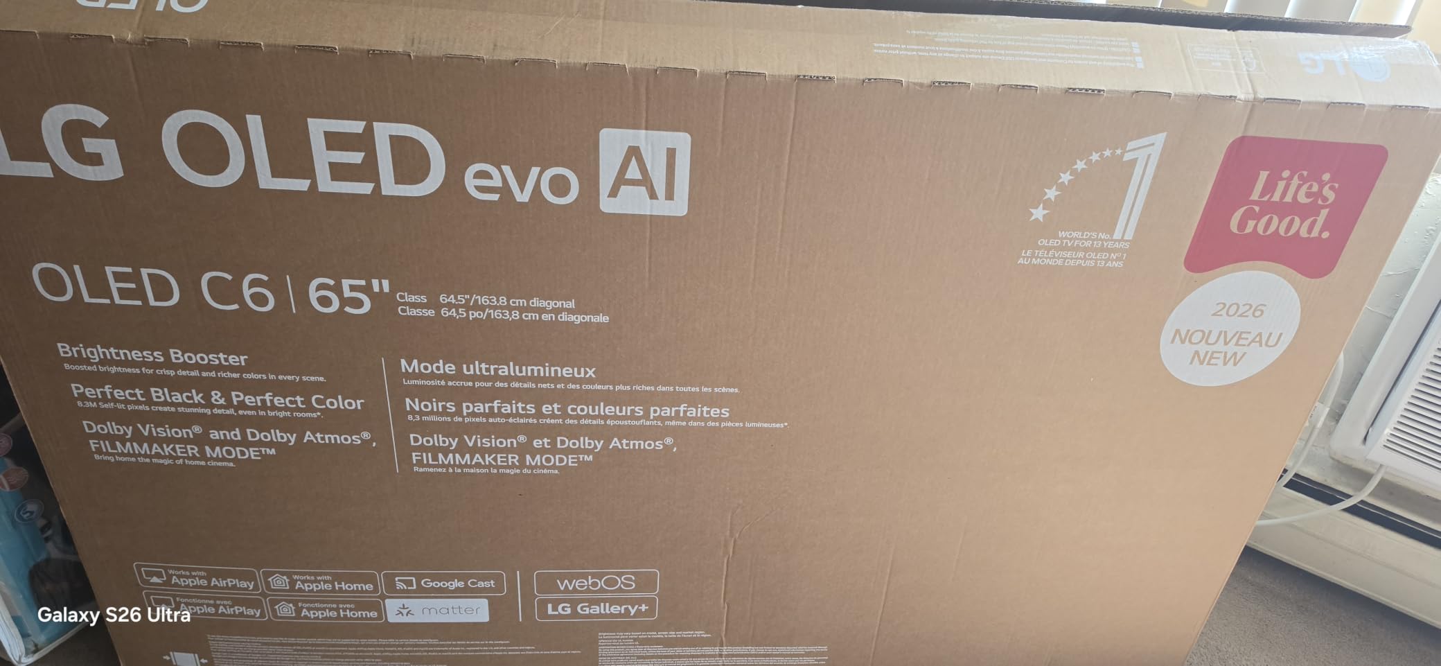 LG 77-Inch Class OLED evo AI 4K C5 Series Smart TV w/Dolby Atmos, Dolby Vision, HDR10, AI Super Upscaling 4K, Filmmaker Mode, Wow Orchestra, Alexa Built-in (OLED77C5PUA, 2025) customer photo 2