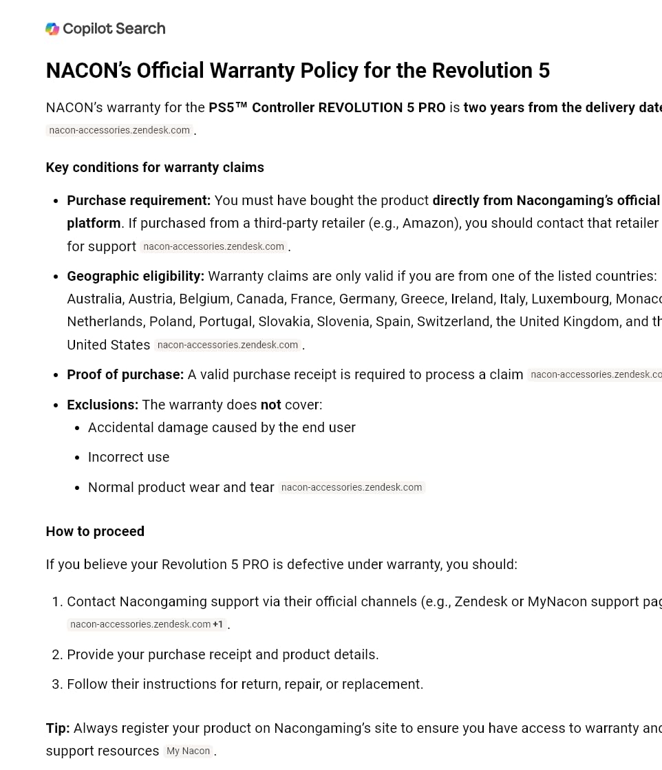 Nacon Revolution 5 Pro Officially Licensed PlayStation Wireless Controller customer photo 2
