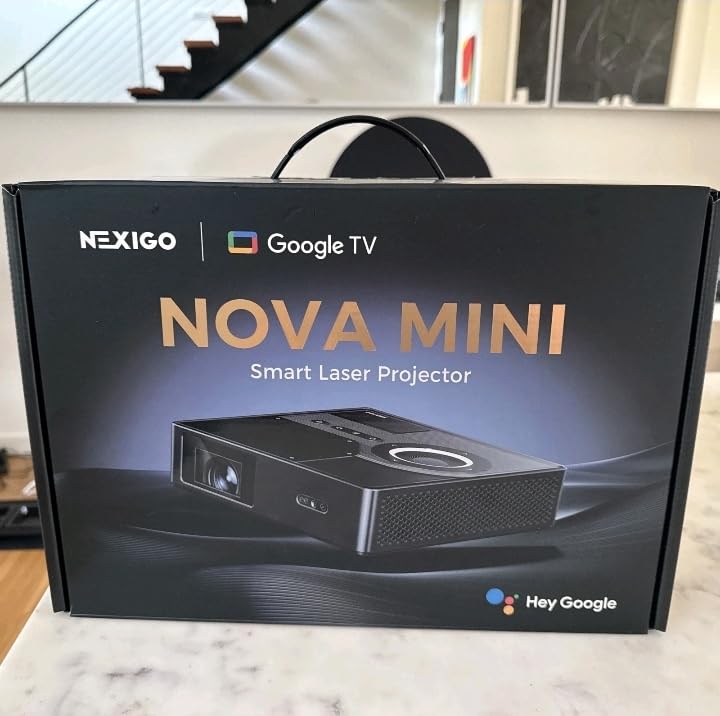 NexiGo Aurora Pro MKII, 4K Tri-Color Laser UST Projector, 30000:1 Contrast Ratio, Dynamic Iris & Laser Dimming, 0.21:1 Throw Ratio, Dolby Vision & Atmos, HDR10+, 3D, 4.2ms ~ 8ms Low Latency customer photo 1