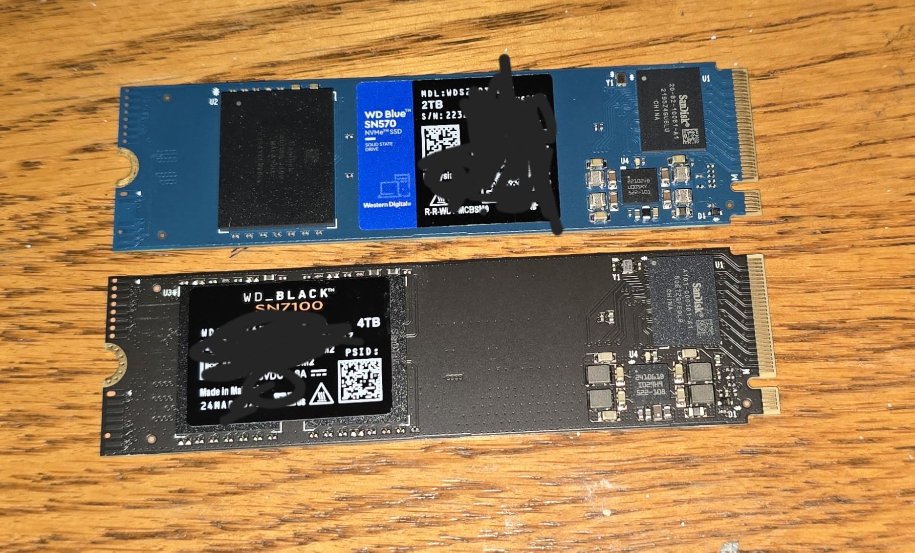 WD_Black SN7100 4TB NVMe SSD - Gen4 PCIe, M.2 2280, Up to 7,000 MB/s Read Speed, Up to 6,700 MB/s Write Speed, Next Gen TLC 3D NAND, for Laptops, Handheld Gaming Devices - WDS400T4X0E customer photo 2