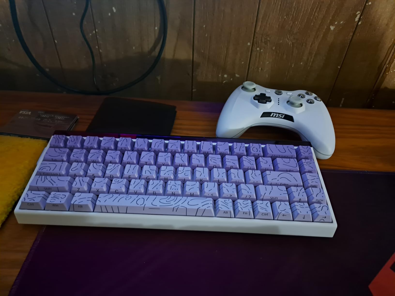 AULA Hero 68 HE 60% Gaming Keyboard Wired, Hall Effect Magnetic Switch Keyboard with Adjustable Actuation, Fast Trigger Mode, 8K Hz Polling Rate, 0.125ms Latency,Side Printed PBT Keycaps, RGB Backlit customer photo 2
