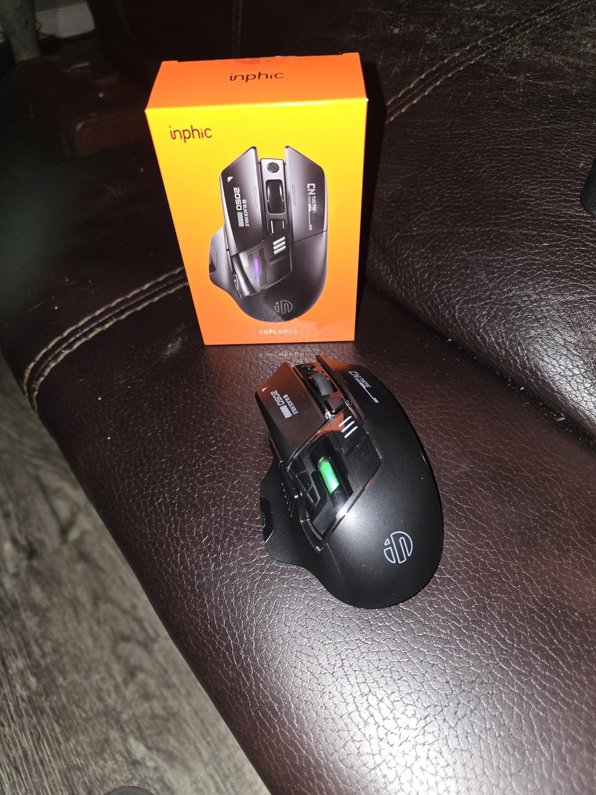 INPHIC A9 V2 Explorer Wireless Gaming Mouse, 12800 DPI Silent Mouse customer photo 1