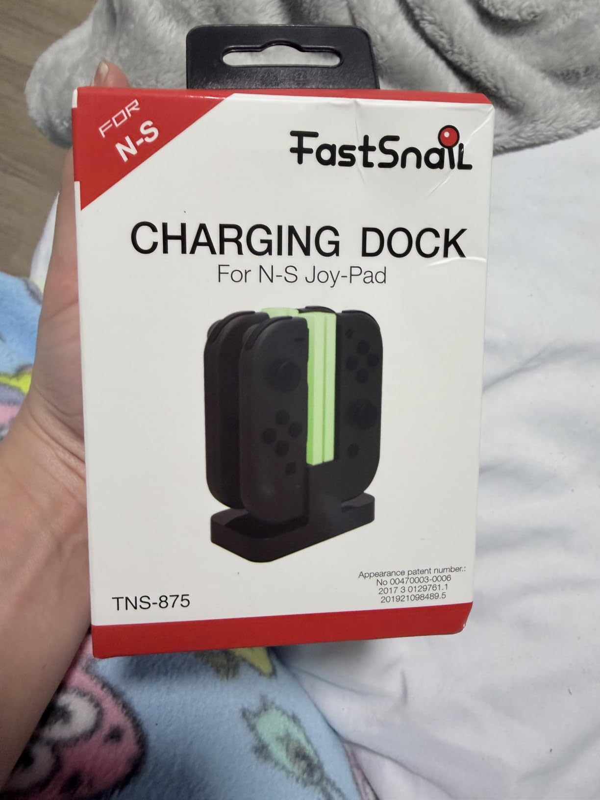FASTSNAIL Charging Dock for Nintendo Switch 2(2025) for Joy-Con 2, Dual-Direction Magnetic Fast Controller Charger Station with 9 RGB Light & Charging Cable for Joycon 2 Stand Accessories customer photo 2
