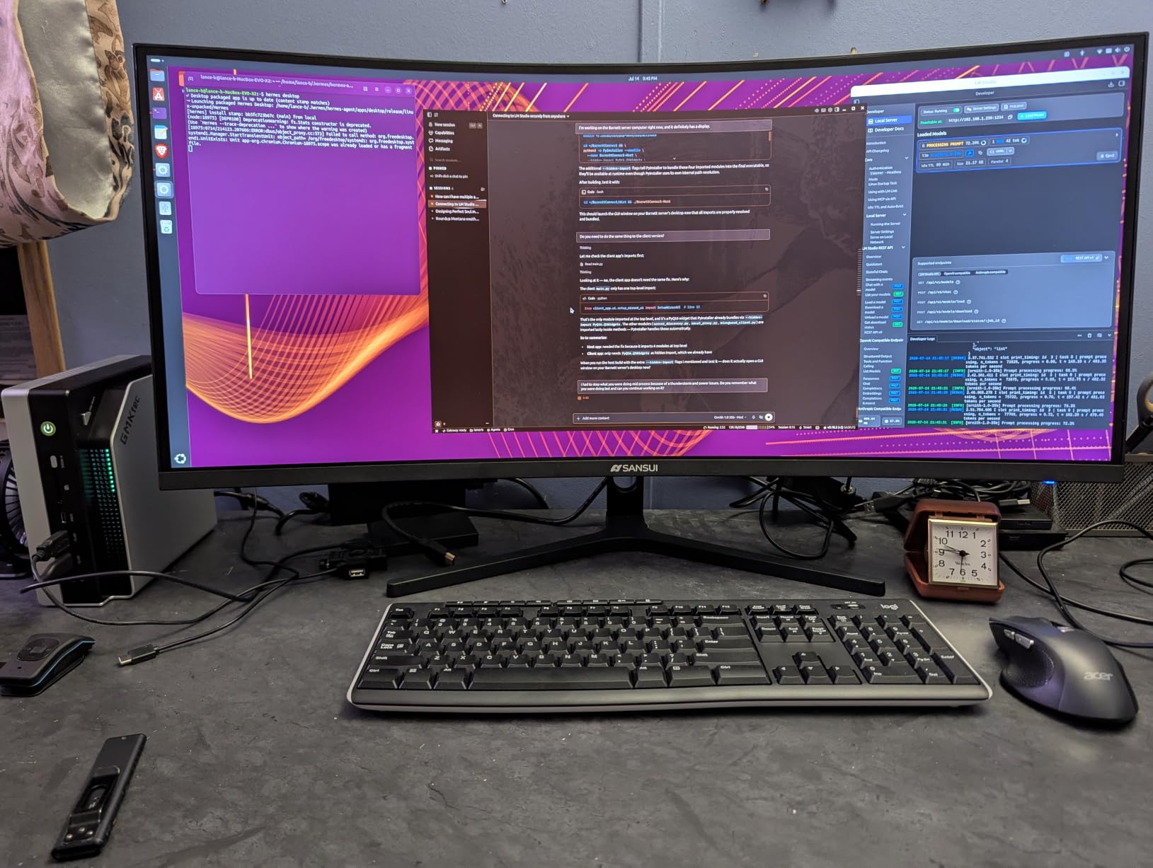 SANSUI 24.5 Inch Gaming Monitor QHD 1440P 300Hz 240Hz, 1ms Fast IPS Computer Monitor, 2× HDMI 2.1 Up to 300Hz, 2× DP 1.4 Up to 300Hz, 130% sRGB Eye Care VESA Support (DP Cable Included ES-G25F6Q Pro) customer photo 2