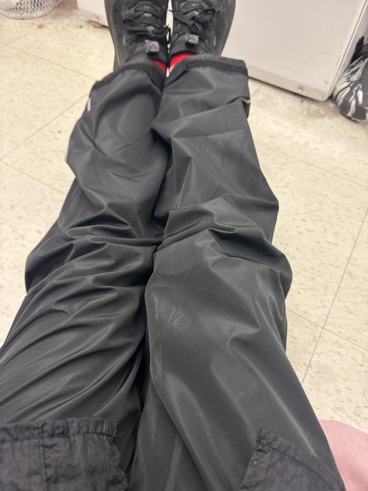 iCreek Women's Rain Pants Packable Waterproof Windproof Over Pants customer photo 1