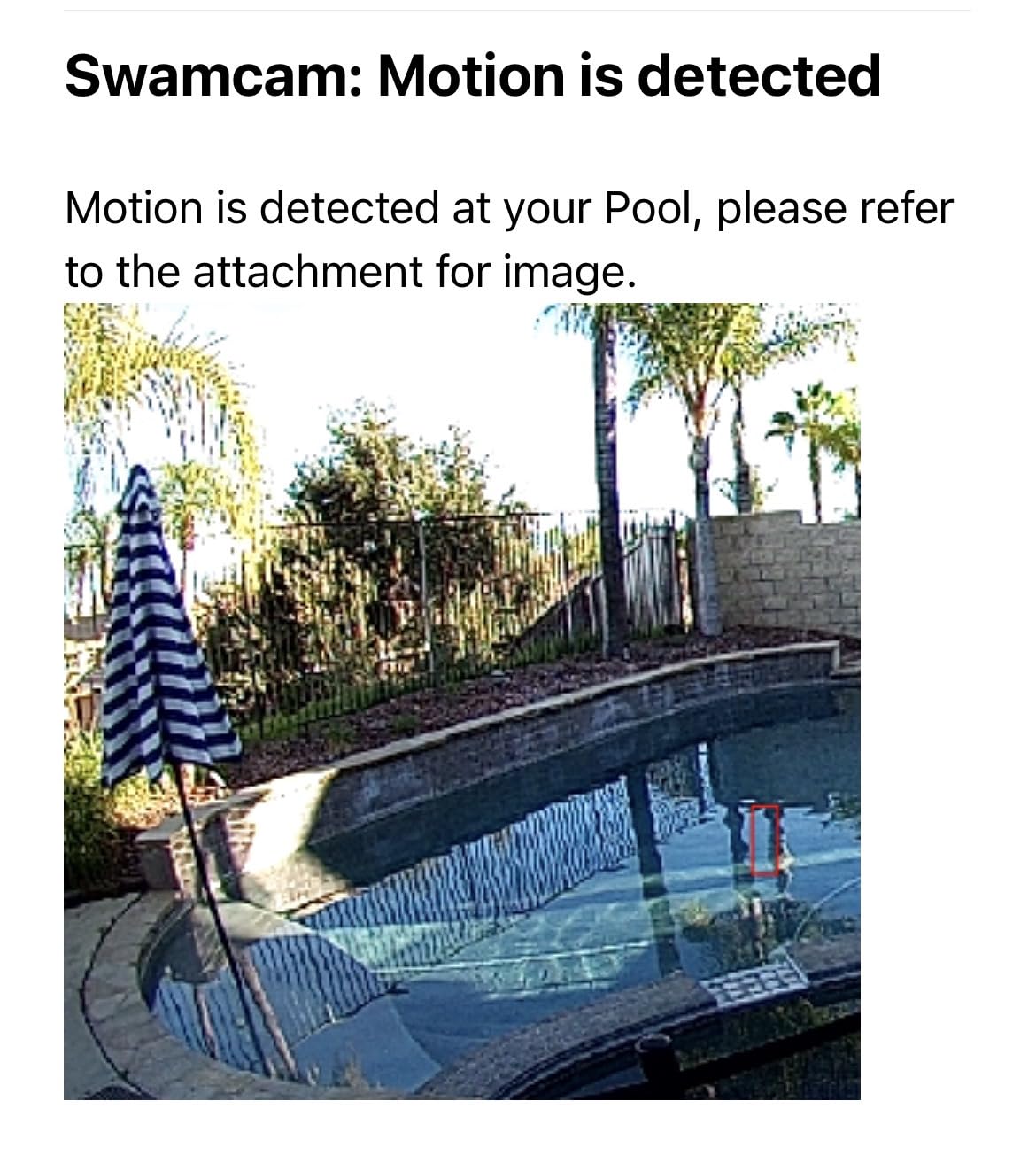 Swamcam Pool Alarm Kids Safety Camera|ASTM F2208 Certified|with Repeater customer photo 1