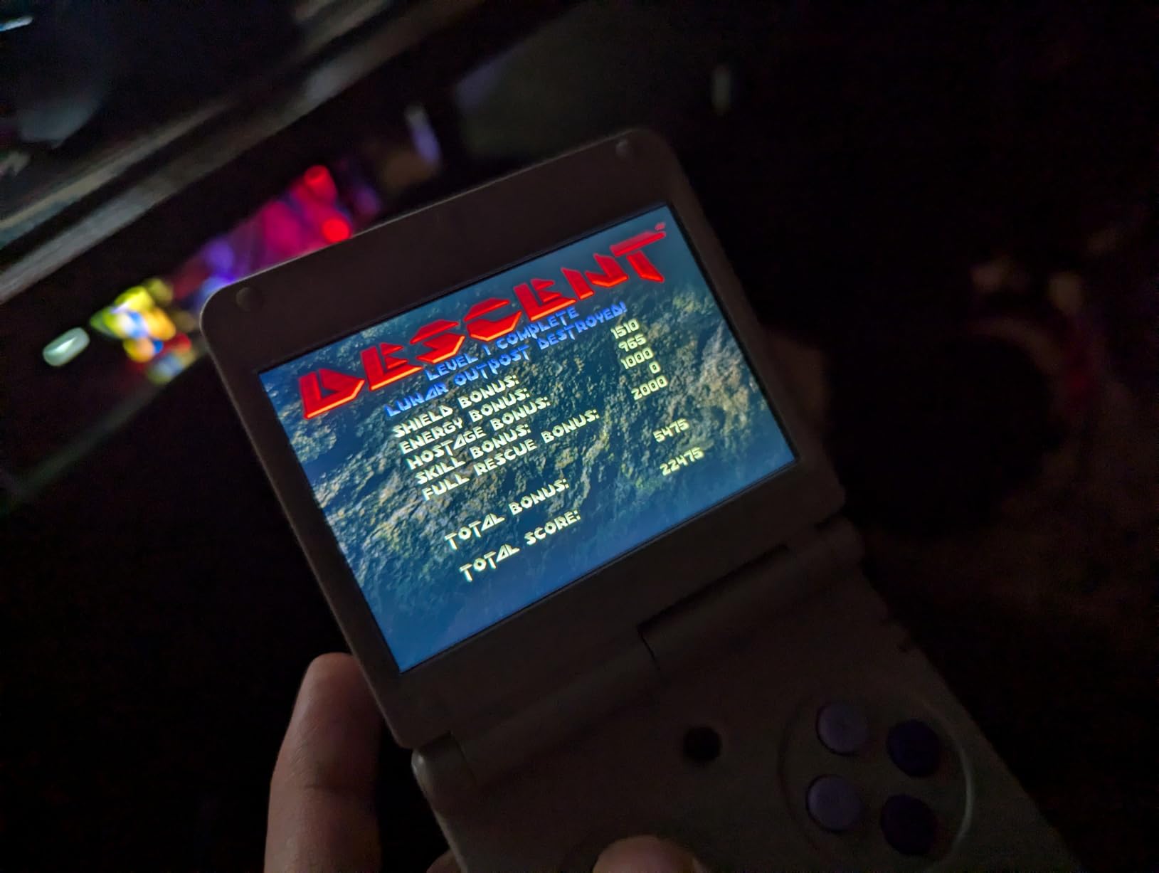Anbernic RG34XXSP Retro Handheld Game Console RG34XX SP Retro Gaming Console with 64G Preloaded 5000+ Games,3300 mAh Battey, Portable Pocket Arcade Support 30+ Simulators 5G WiFi Bluetooth HD Indigo customer photo 1