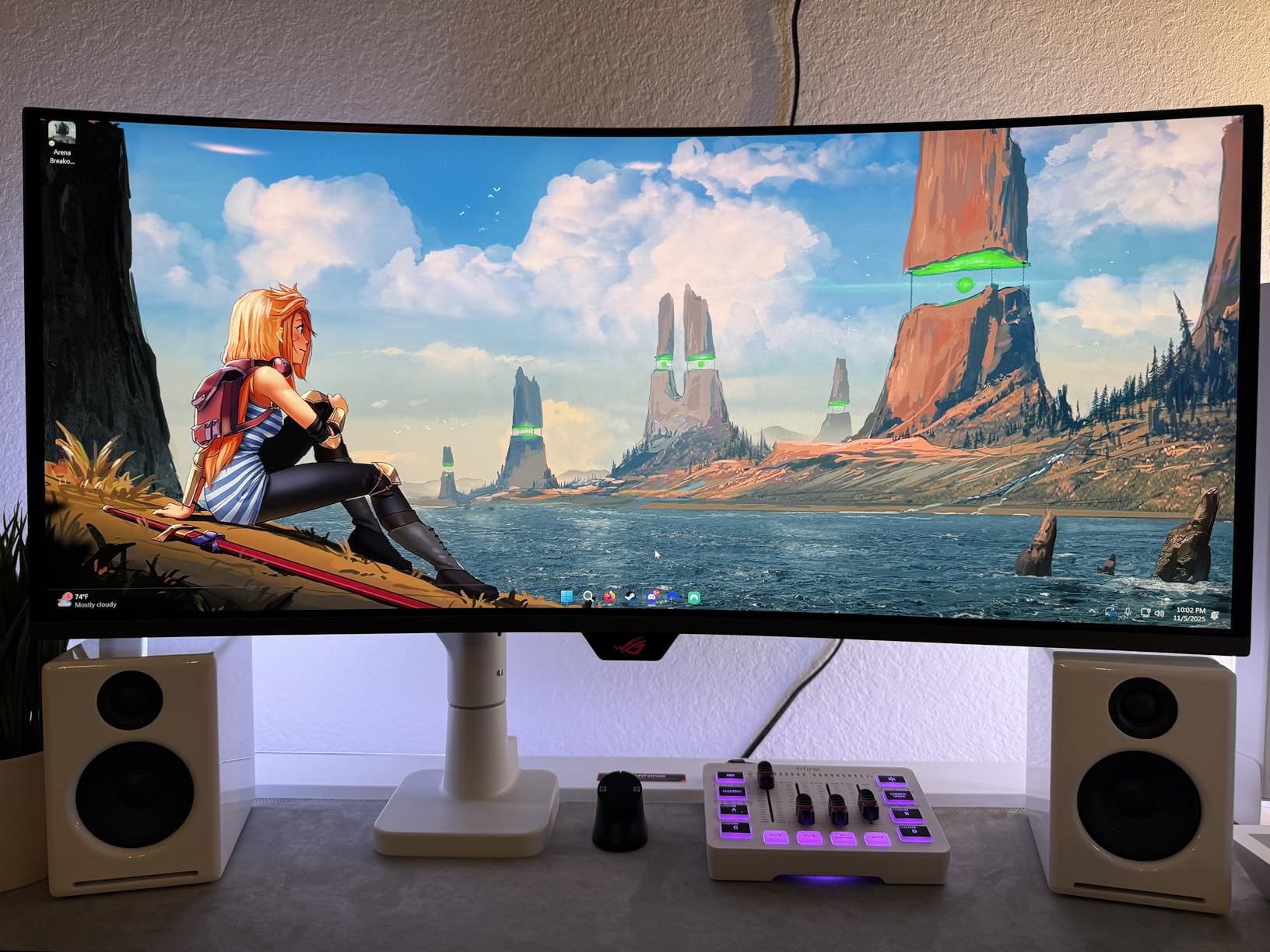 ASUS ROG XG34WCDG 34 Inch 1440p 175Hz Ultrawide OLED G-SYNC Gaming Monitor customer photo 2