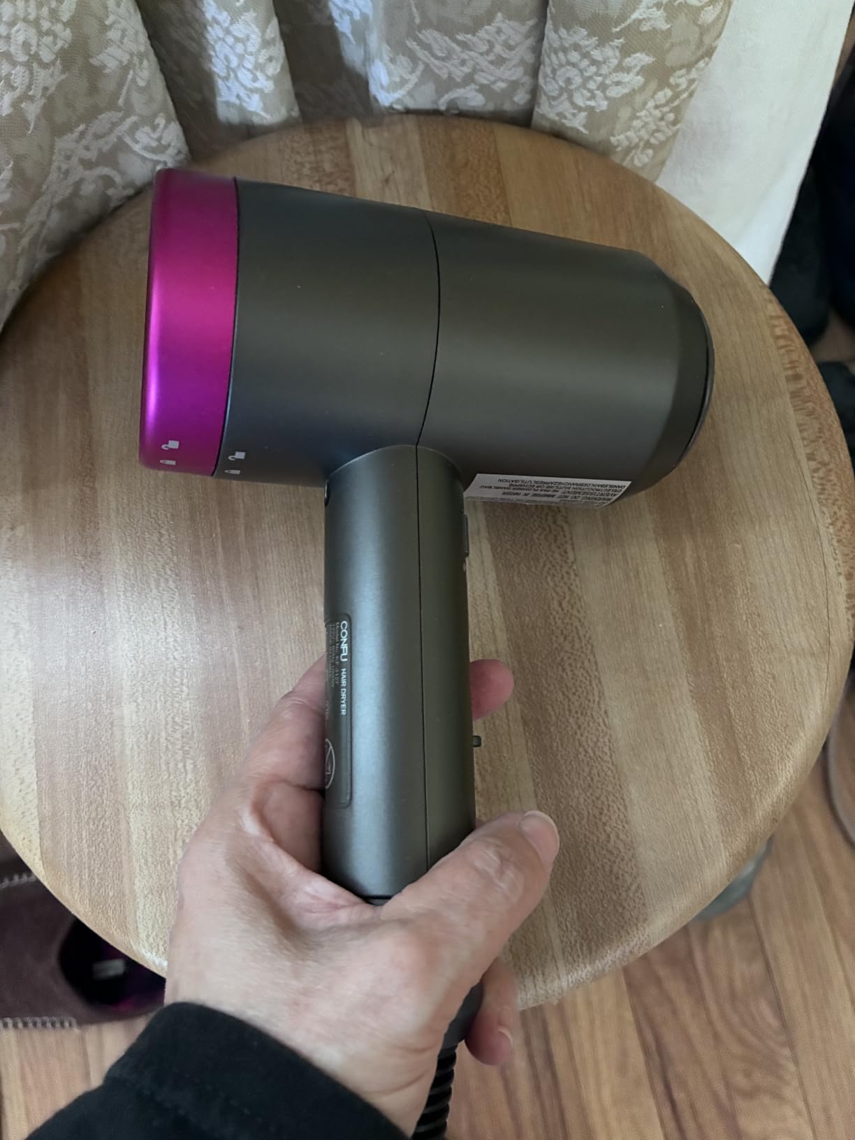 Hair Dryer, CONFU Blow Dryer with Diffuser, 21000PRM Professional Hairdryer customer photo 2