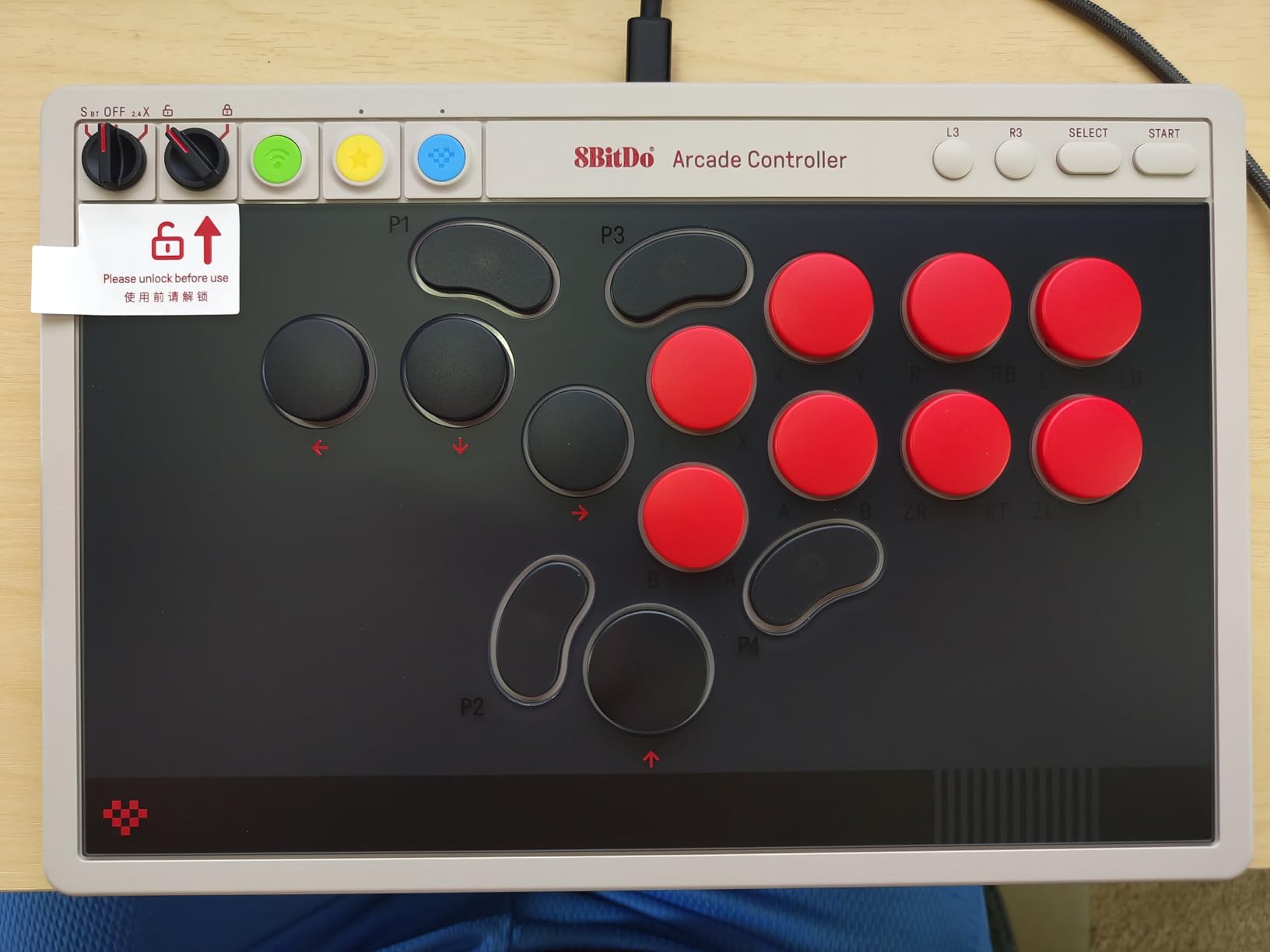 8BitDo All-Button Arcade Controller for Switch & Windows, N Edition customer photo 1