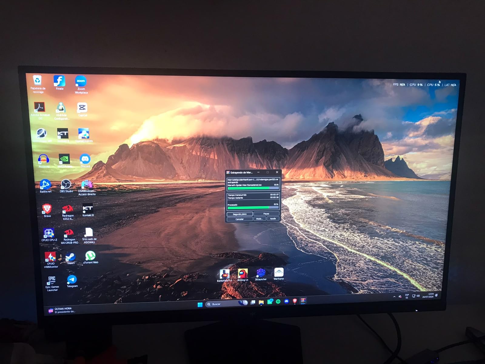 KTC 27 Inch Gaming Monitor 220Hz, 2K QHD Monitor 1ms w/Speakers H27T22C-3 customer photo 1