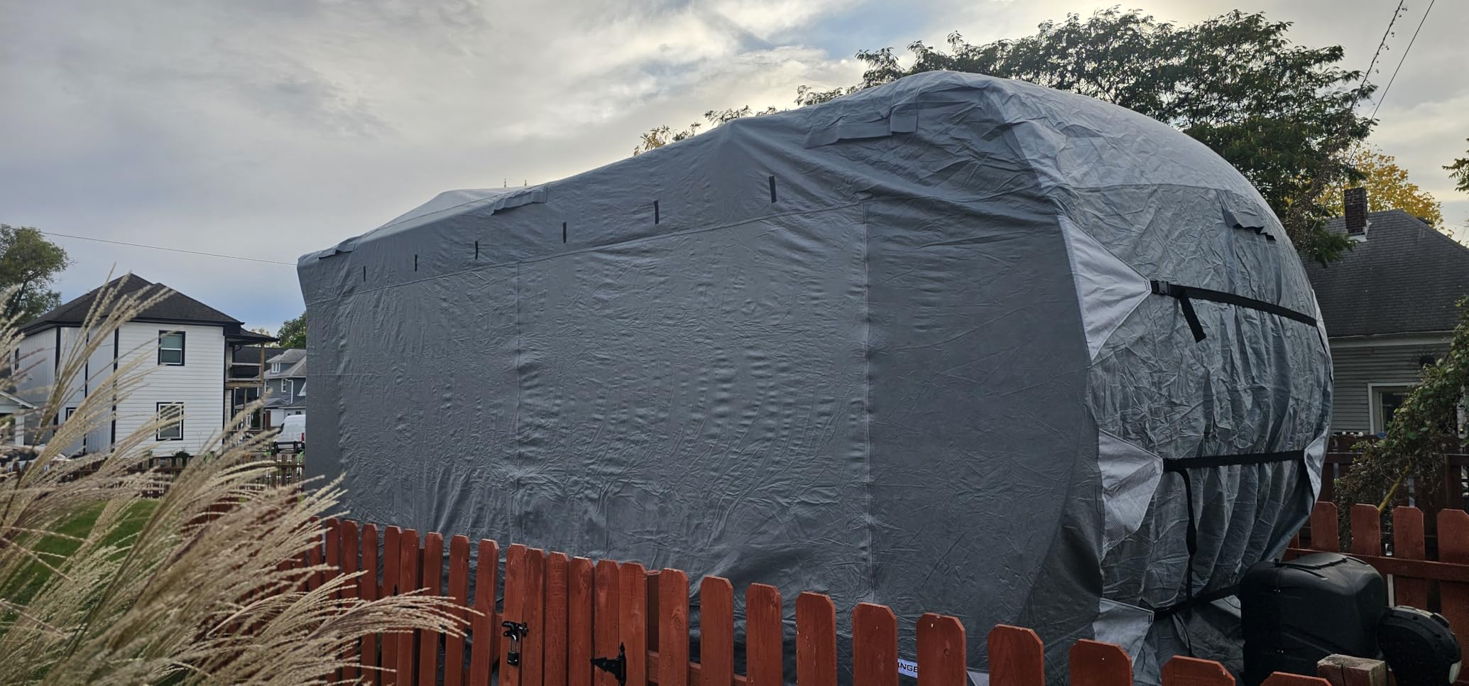 KING BIRD Enhanced RV Cover, Fits 27-30ft Travel Trailers Camper customer photo 1