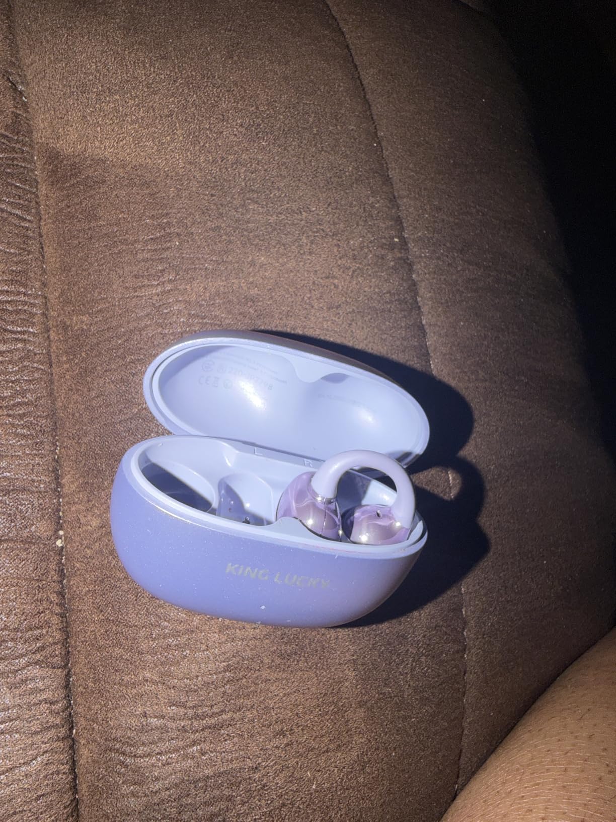 Kinglucky Clip-On Earbuds Gen 3, Open-Ear Wireless Bluetooth 6.0 Headphones with Mic, Secure Fit for Small Ears & Glasses Wearers, 50H Playtime, ENC, IPX5 Waterproof Sport Ear Buds (Pink) customer photo 1