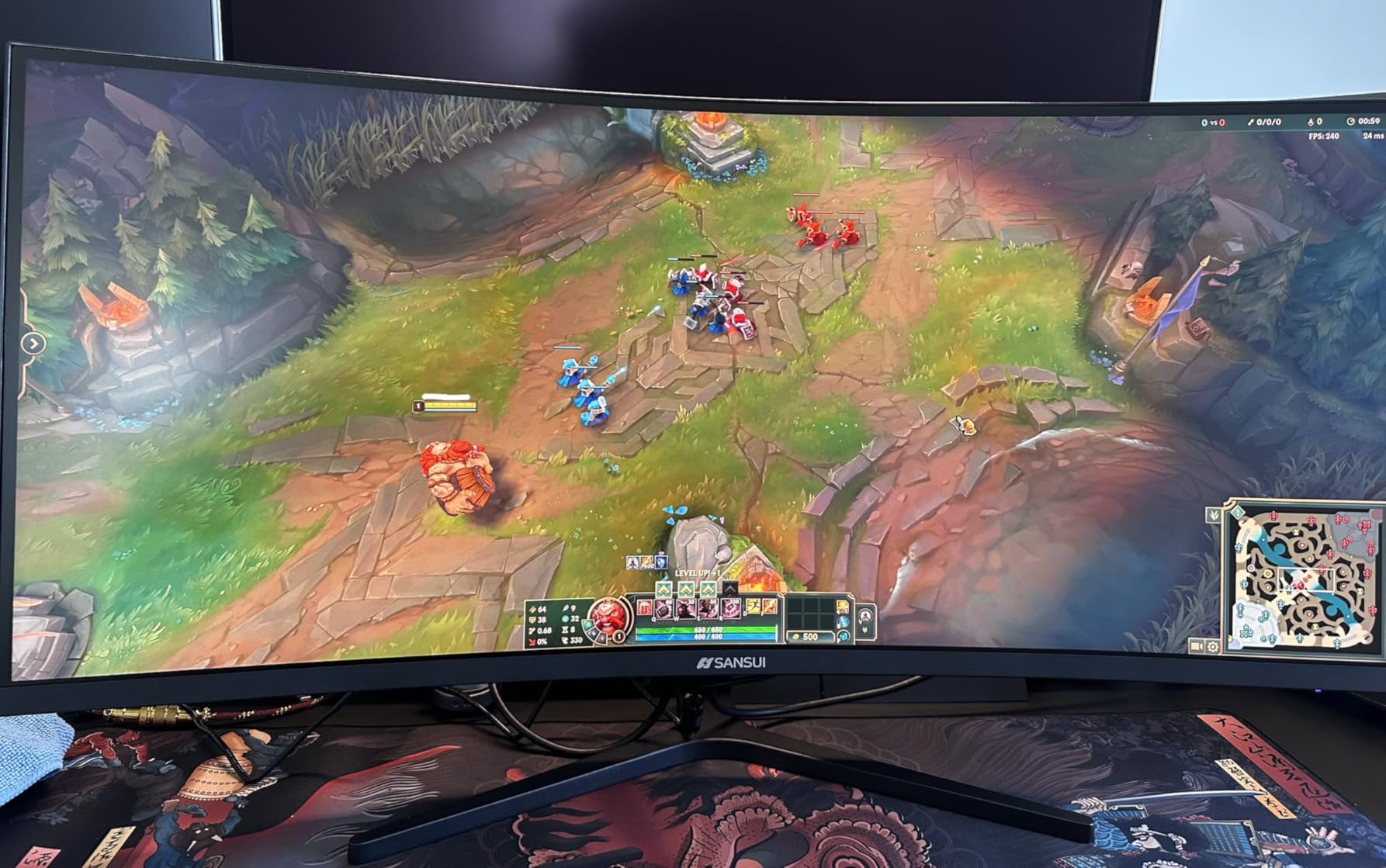 SANSUI 24 Inch Curved 160Hz Gaming Monitor,1500R Curved Gaming Monitor customer photo 2