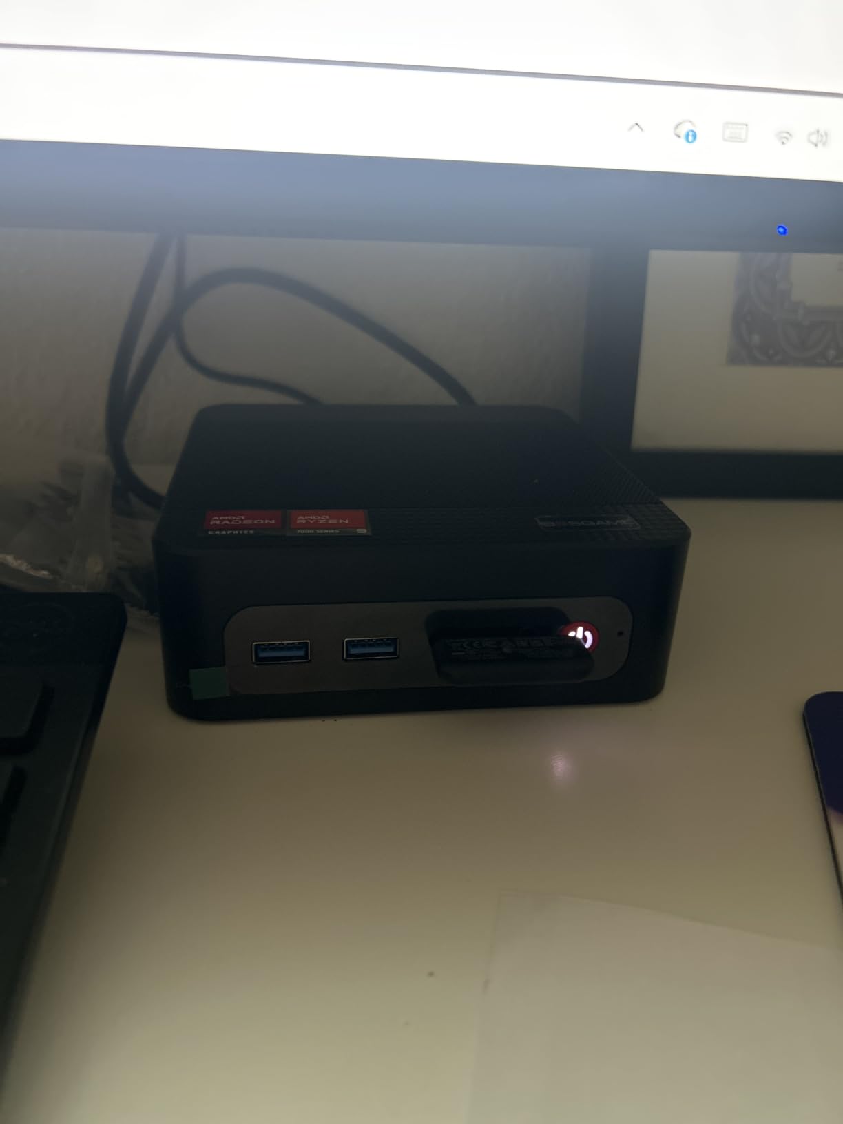 BOSGAME P3 Pro Gaming Mini PC Ryzen 9 7940HS 16GB DDR5, 1TB PCIe SSD customer photo 1