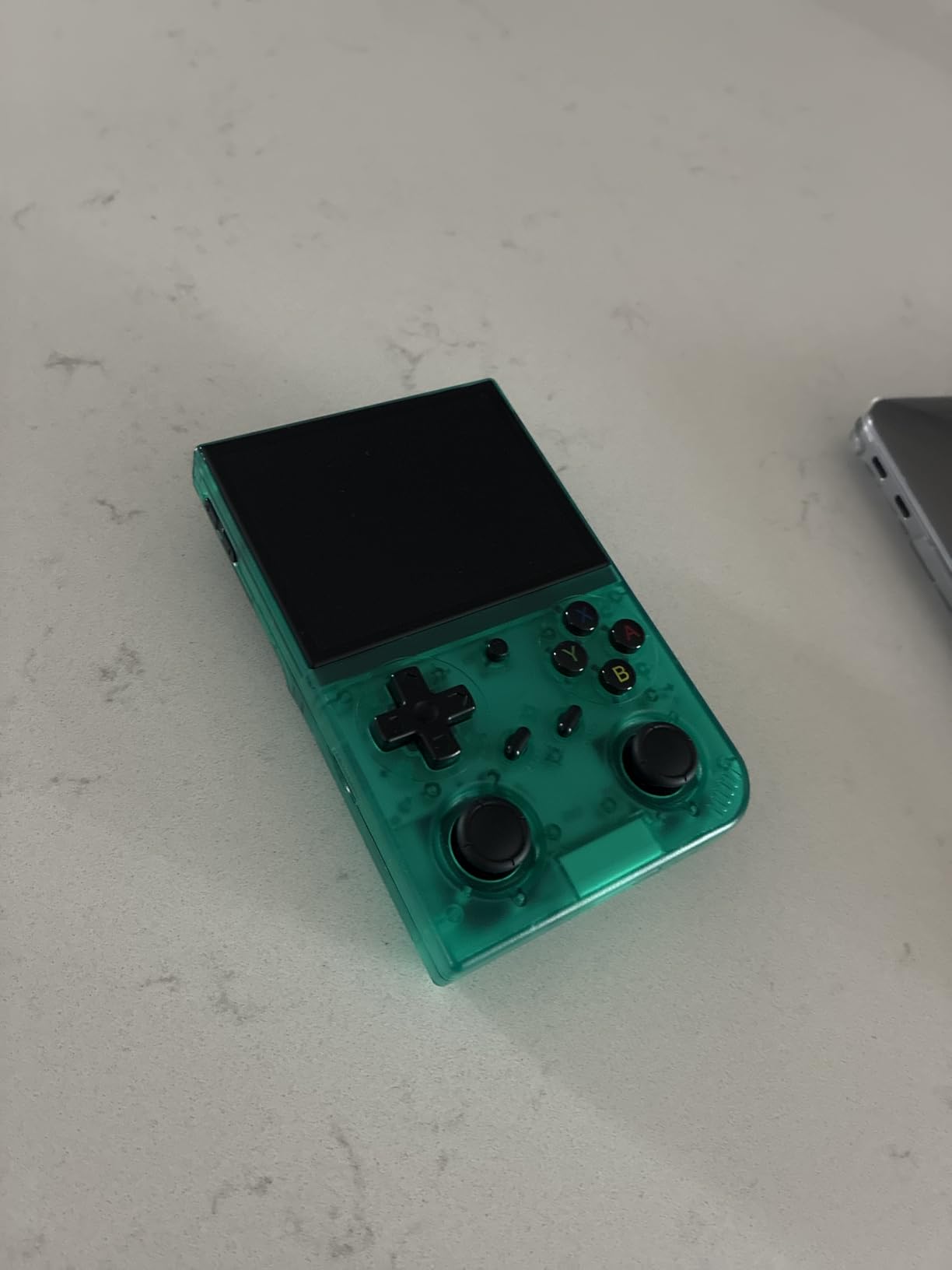 RG35XX Pro Handheld Game Consoles RG35XXPro Retro Gaming Console with 64GB Card 4353 Games Video Game Console Pocket Arcade Support 30+ Simulators WiFi Bluetooth HD Output Transparent Teal customer photo 2