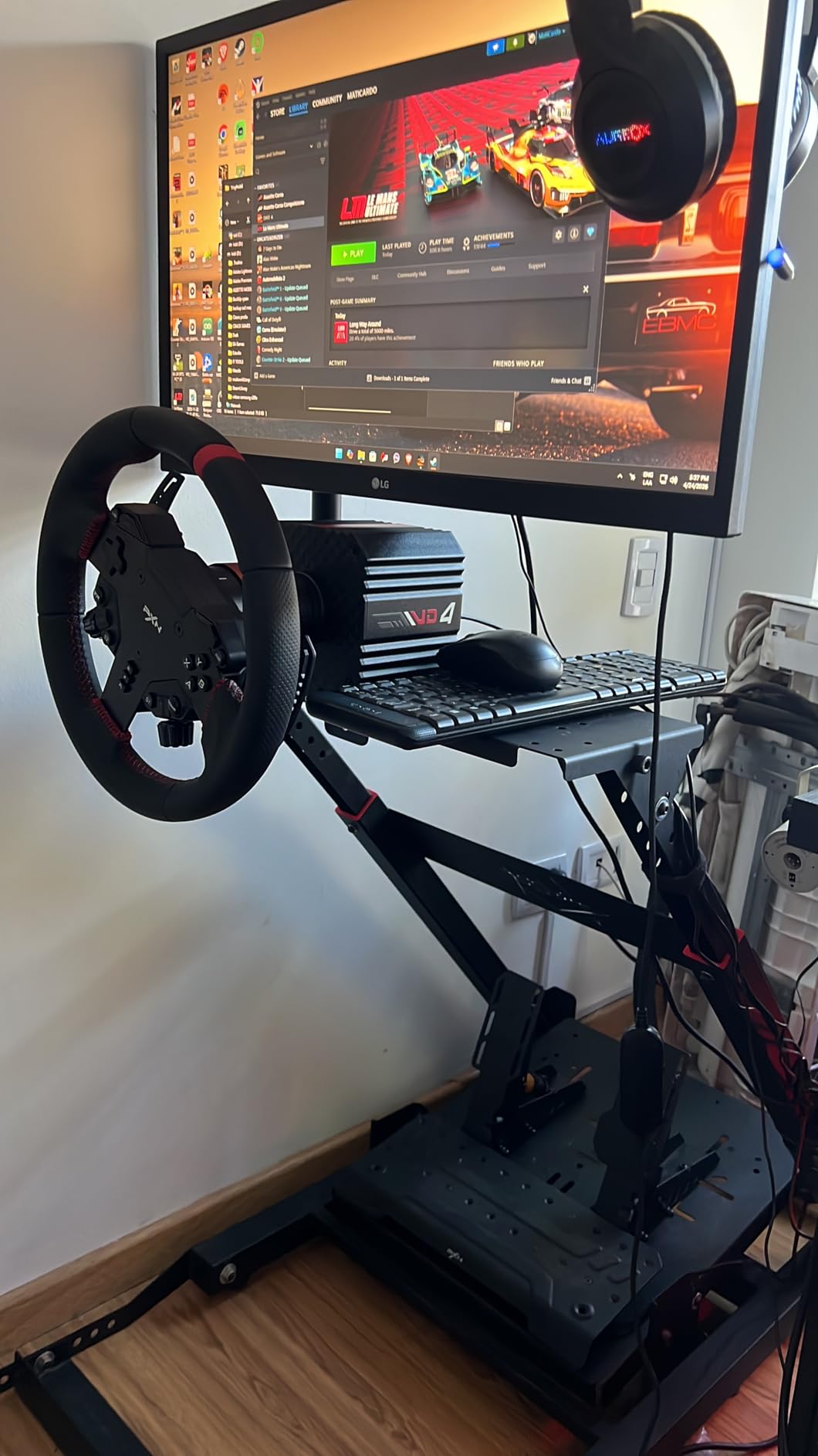 PXN VD4 Direct Drive Sim Racing Wheel Bundle for PC customer photo 1