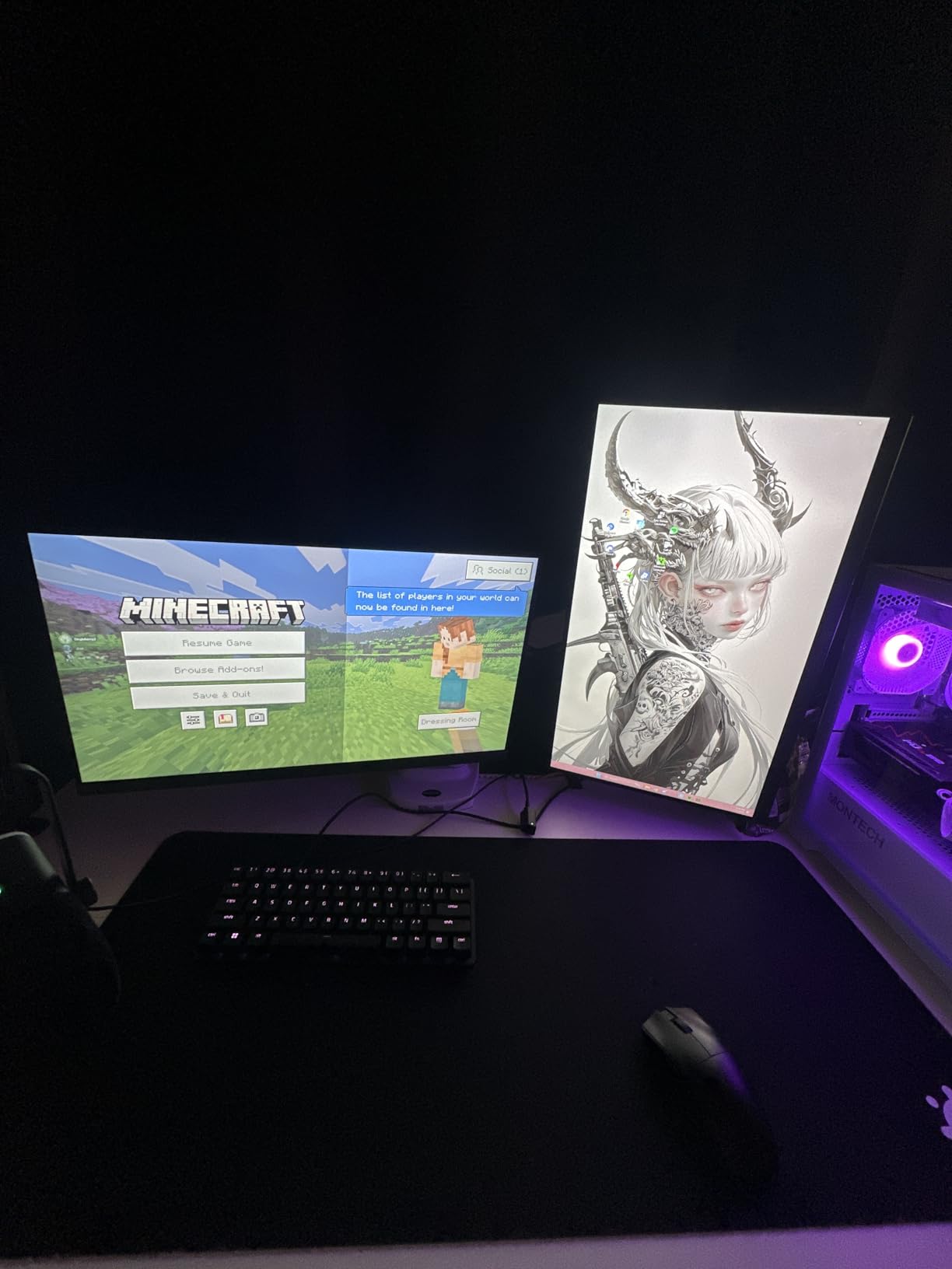 New! Sceptre 24.5-inch Gaming Monitor 240Hz 1ms DisplayPort x2 HDMI x2 100% sRGB AMD FreeSync Premium Build-in Speakers, Machine Black 2026 (E255B-FWD240 Series) customer photo 2