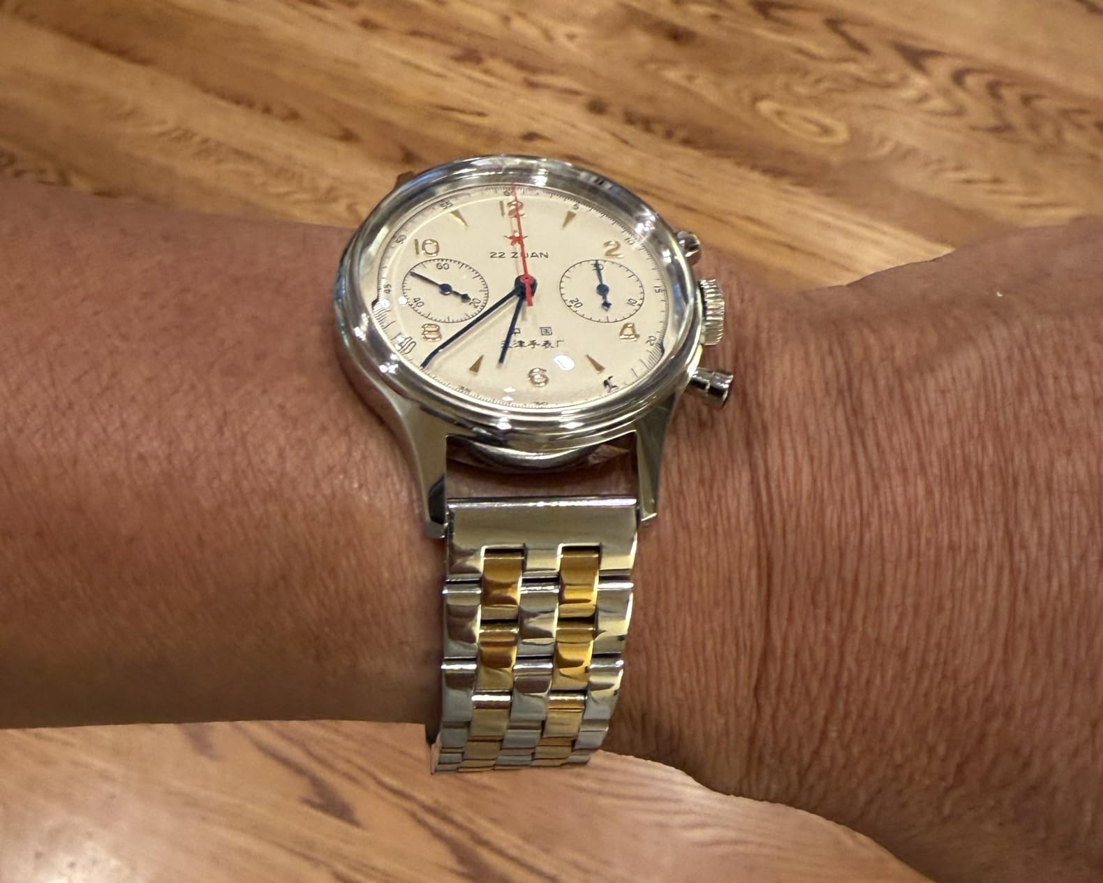 SEA-GULL Men's Mechanical Wristwatch, Seagull 1963 Aviation Chronograph Pilot Mechanical Watch, Manual Winding, GD 1963 International Edition, ST1901 customer photo 1