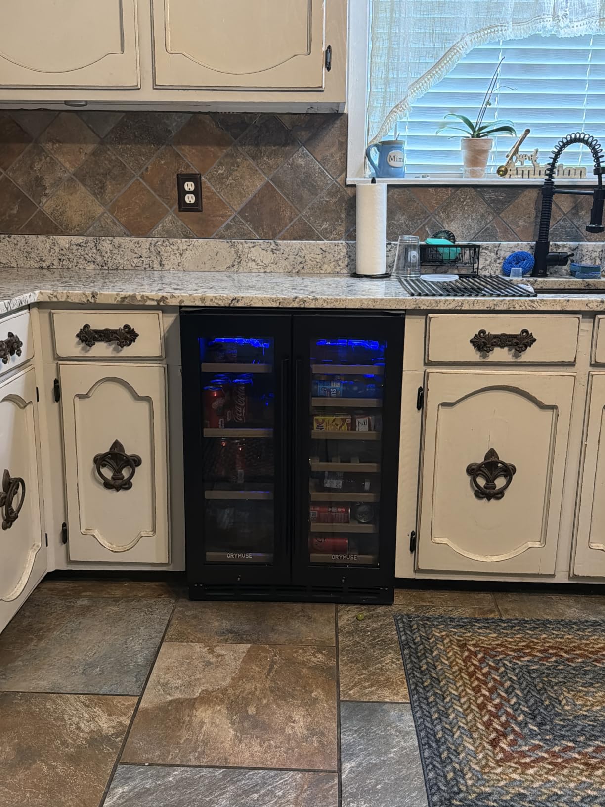ORYMUSE 24 Inch Under Counter Beverage Refrigerator, 180 Can Drink Fridge customer photo 1